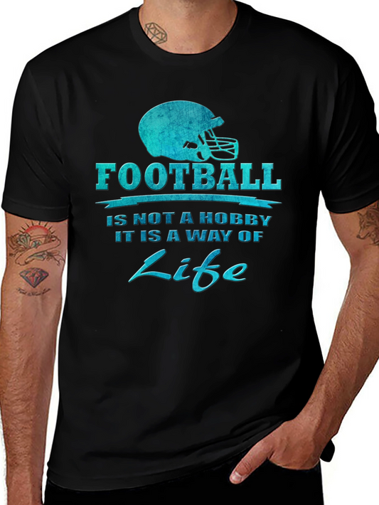 Football is Life Graphic T-Shirt
