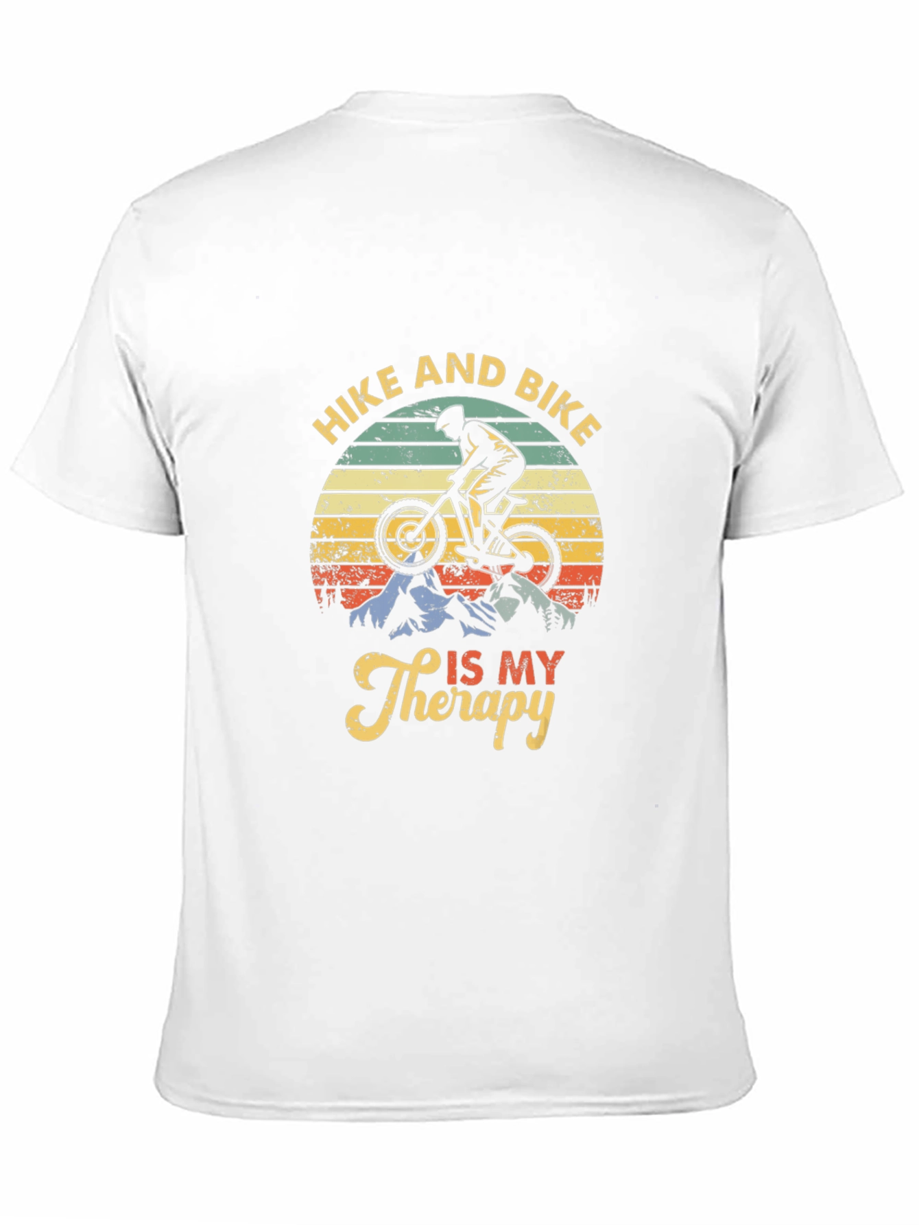 Hike and Bike Therapy Graphic Tee