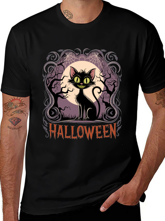Halloween Black Cat T-Shirt