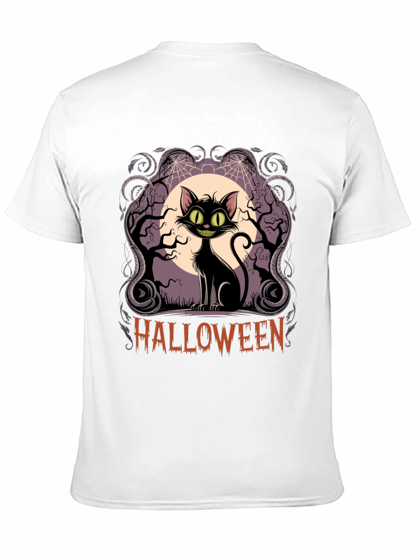 Halloween Black Cat T-Shirt