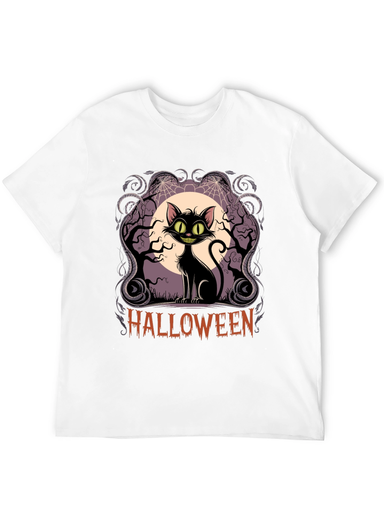 Halloween Black Cat T-Shirt