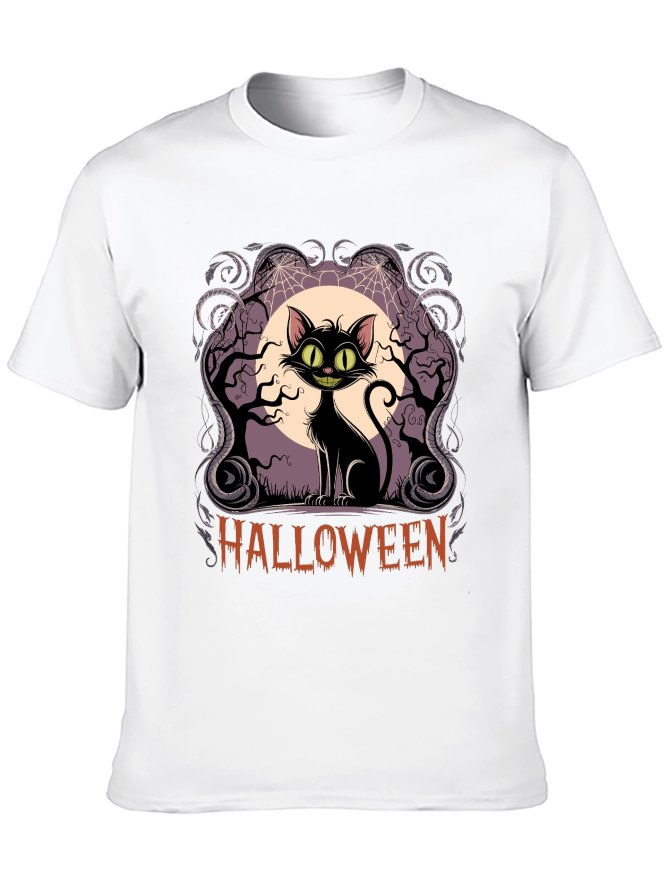Halloween Black Cat T-Shirt