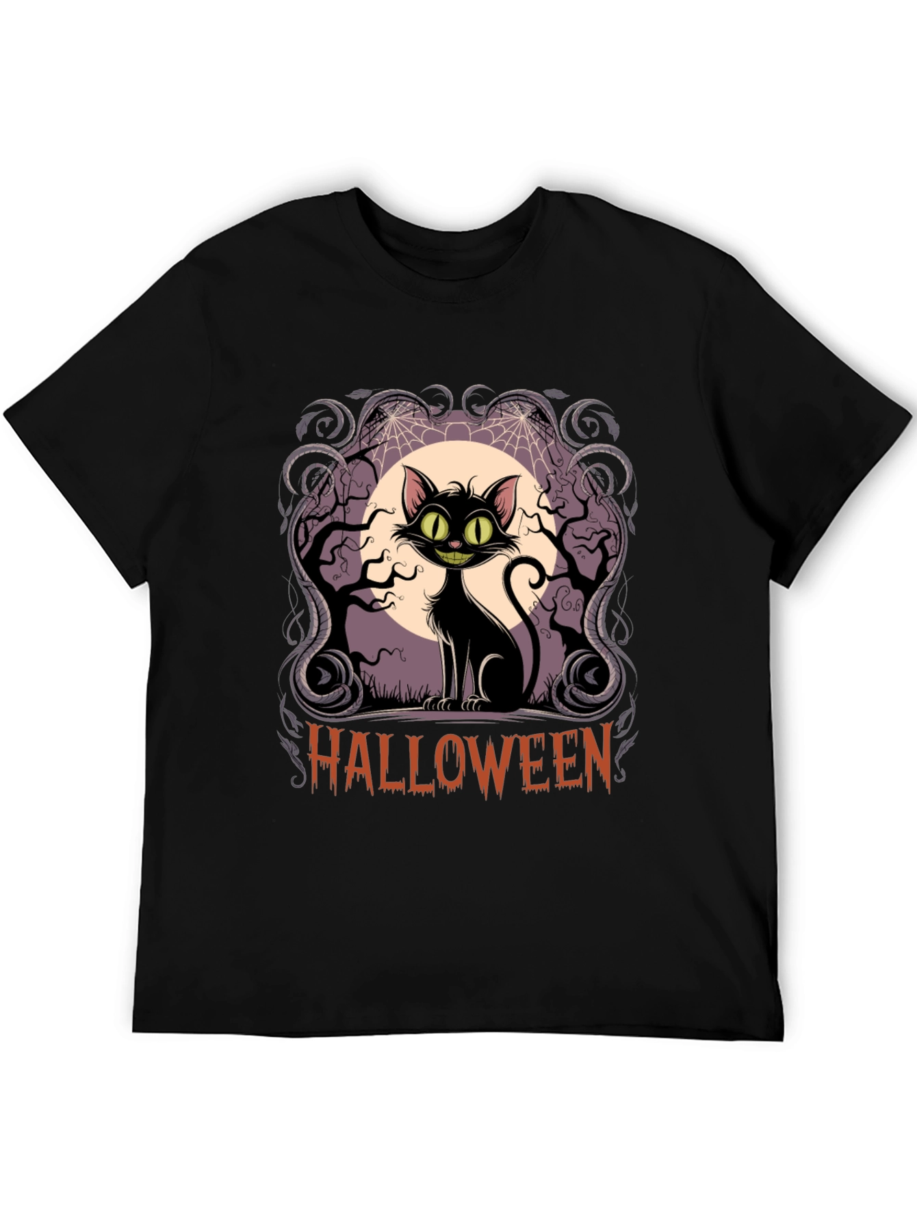 Halloween Black Cat T-Shirt