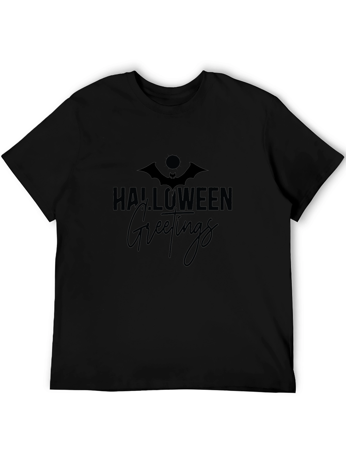 Halloween Greetings Black T-Shirt