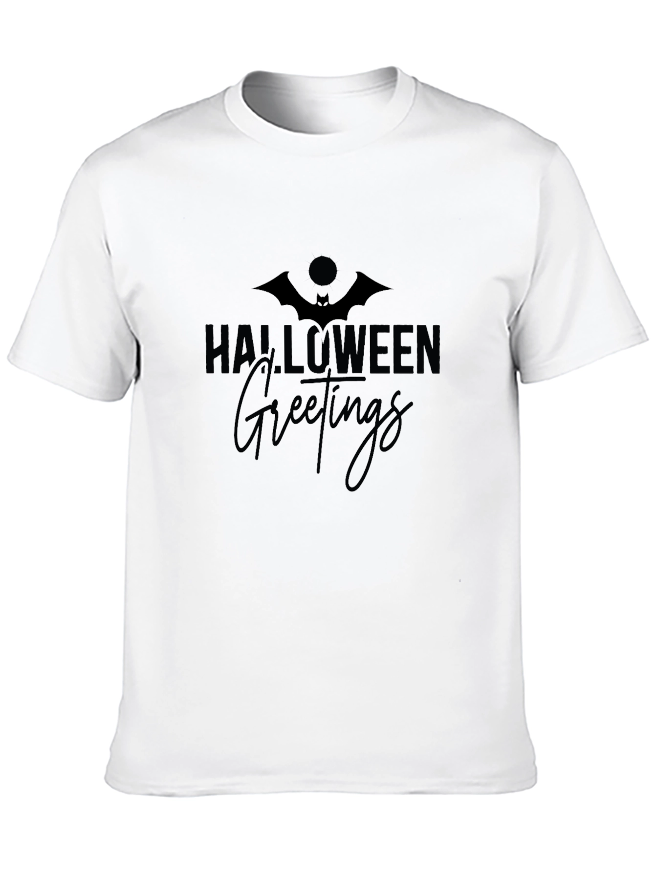 Halloween Greetings Black T-Shirt