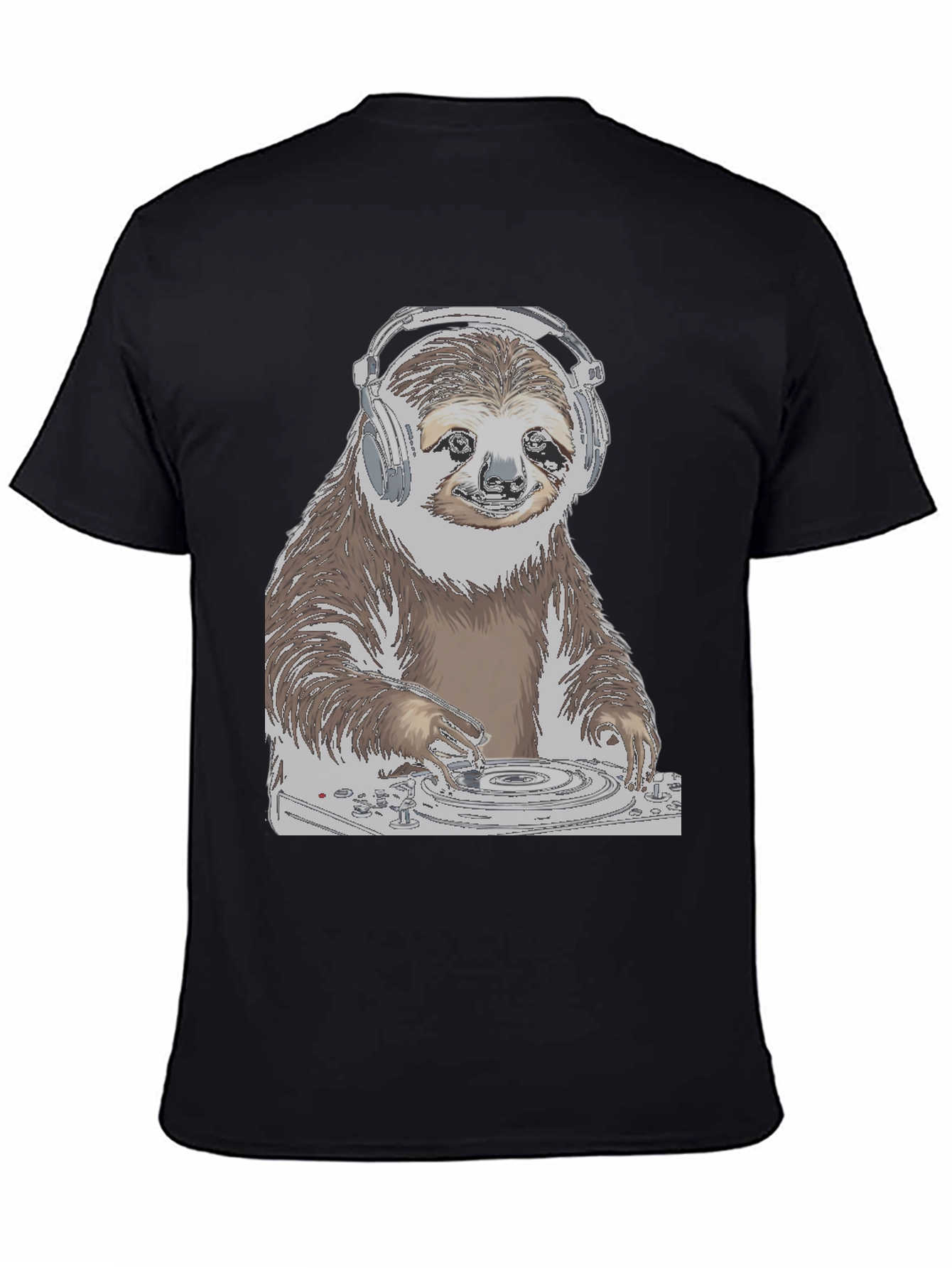 DJ Sloth Graphic Tee - Cool & Unique Design