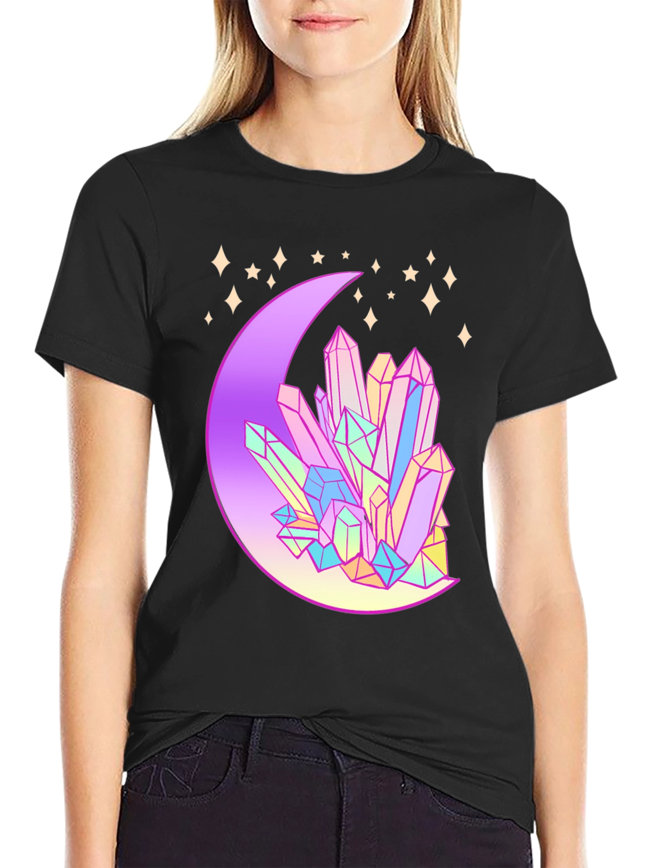 Crystal Moon Graphic T-Shirt
