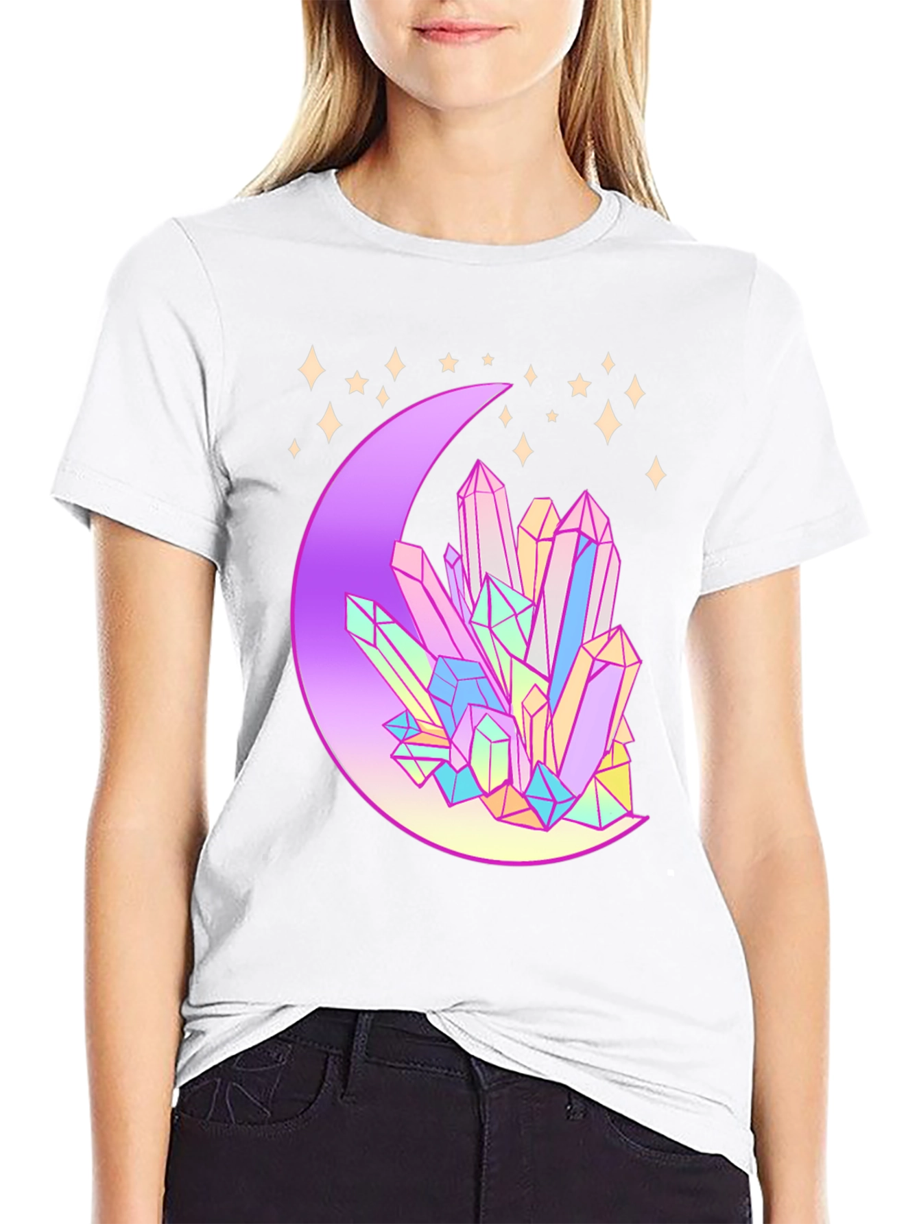 Crystal Moon Graphic T-Shirt