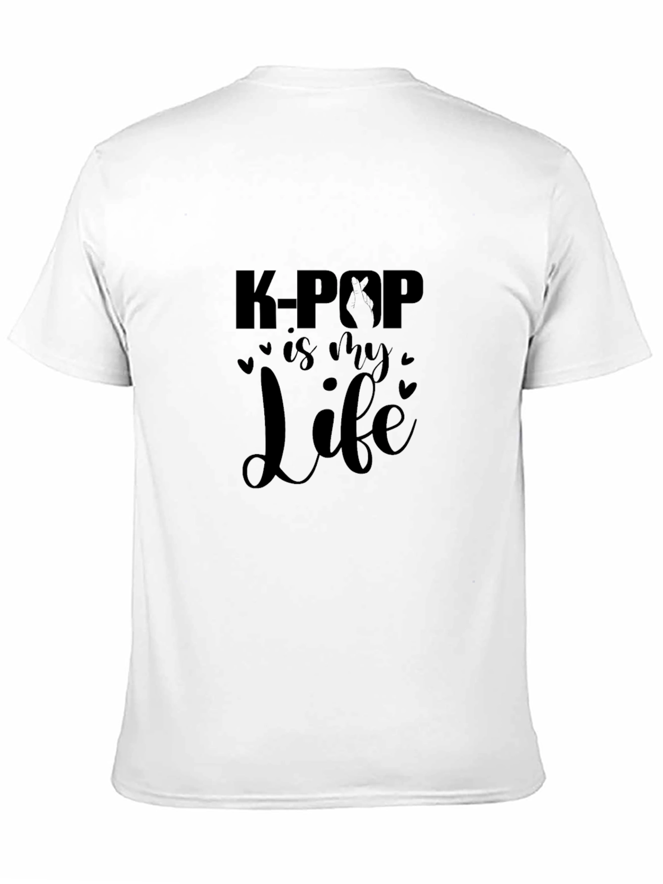 K-Pop Is My Life Black T-Shirt