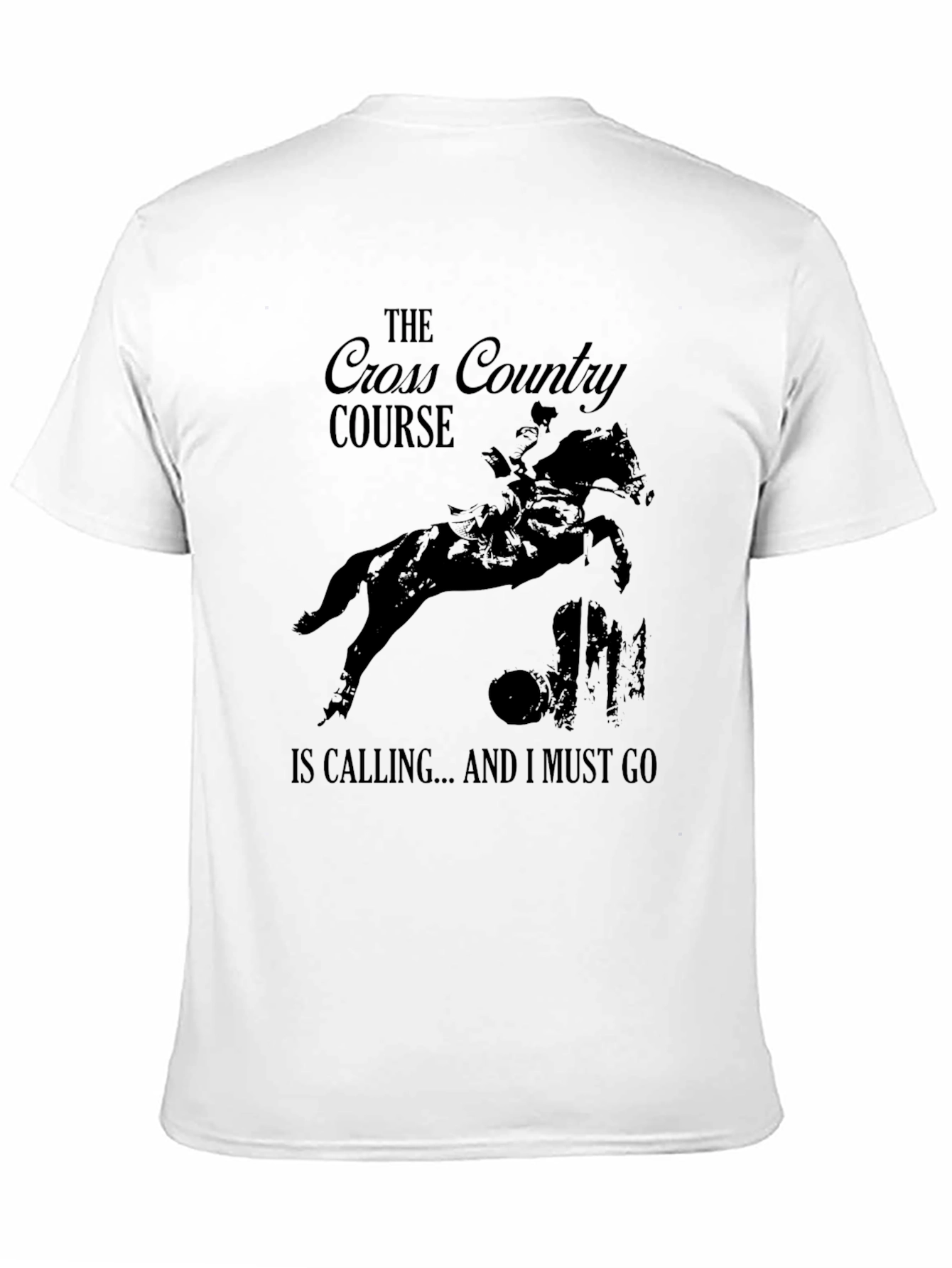 Cross Country Horseback Riding Graphic T-Shirt