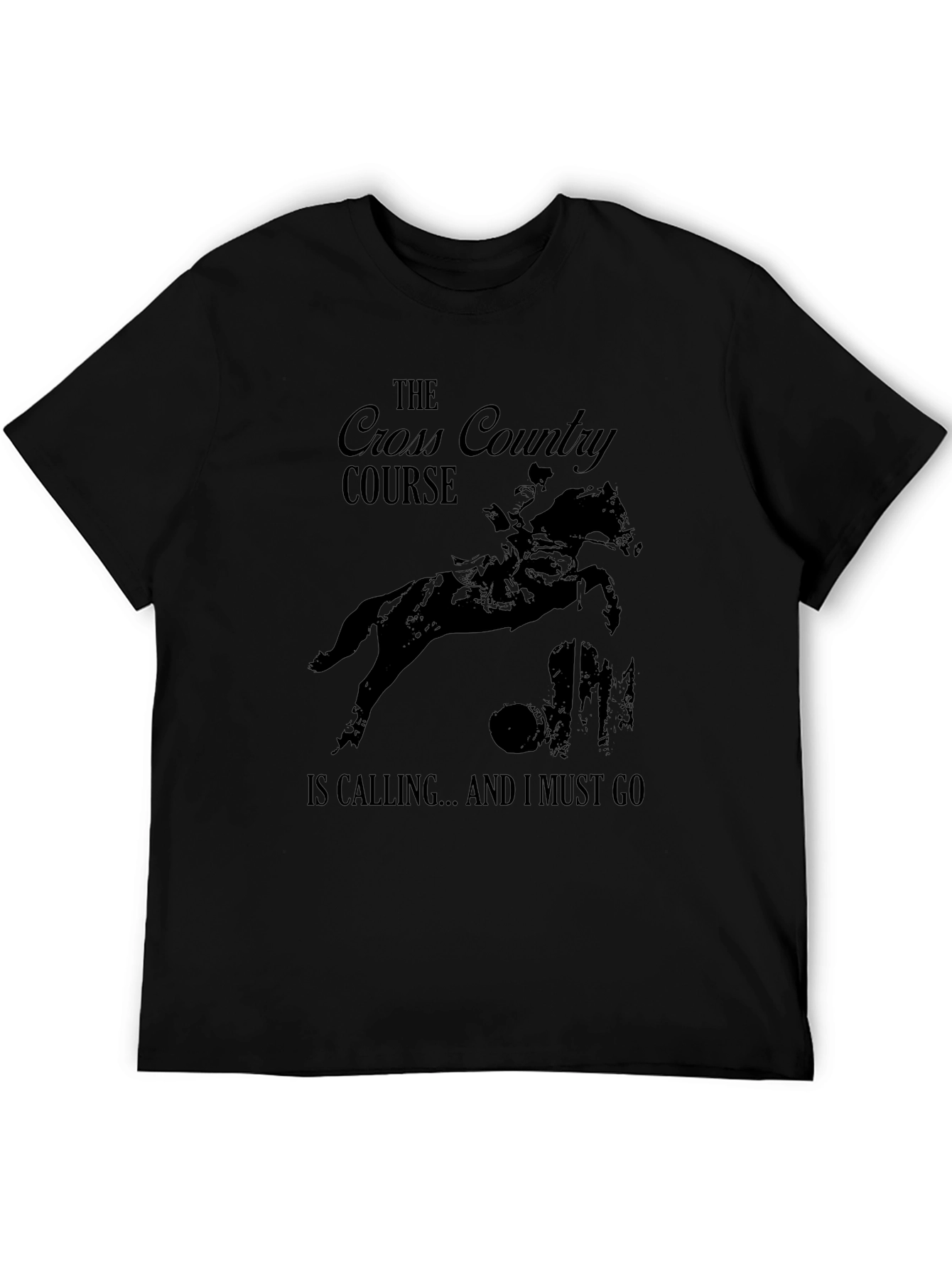Cross Country Horseback Riding Graphic T-Shirt