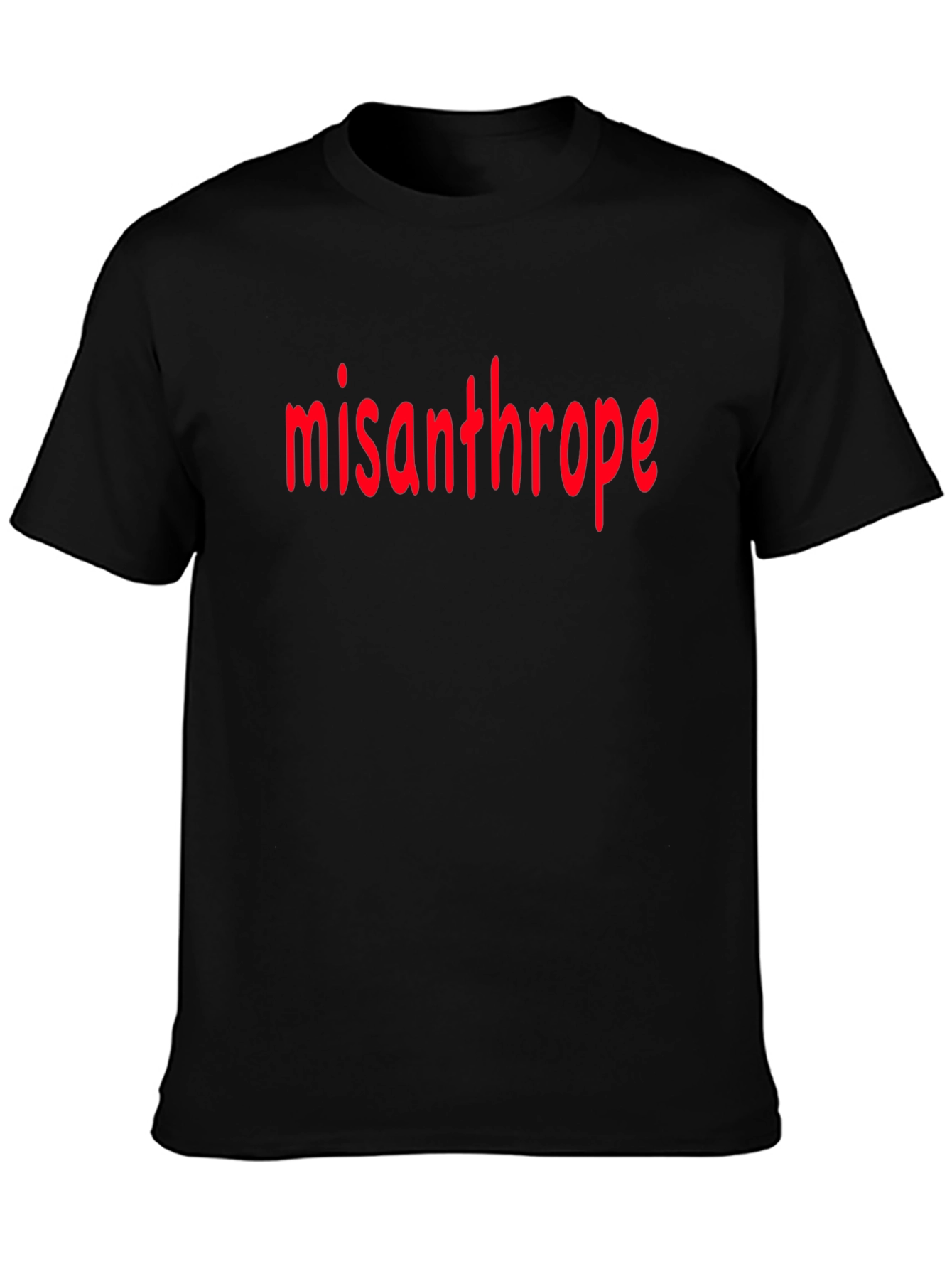 Misanthrope Graphic Tee - Black