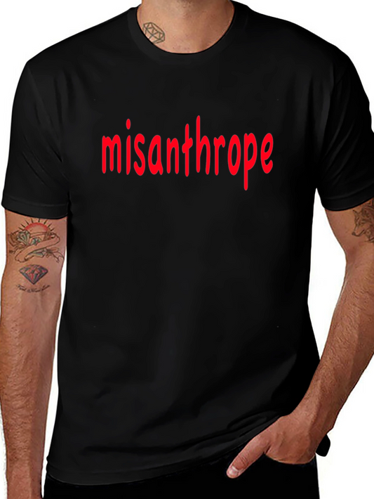 Misanthrope Graphic Tee - Black