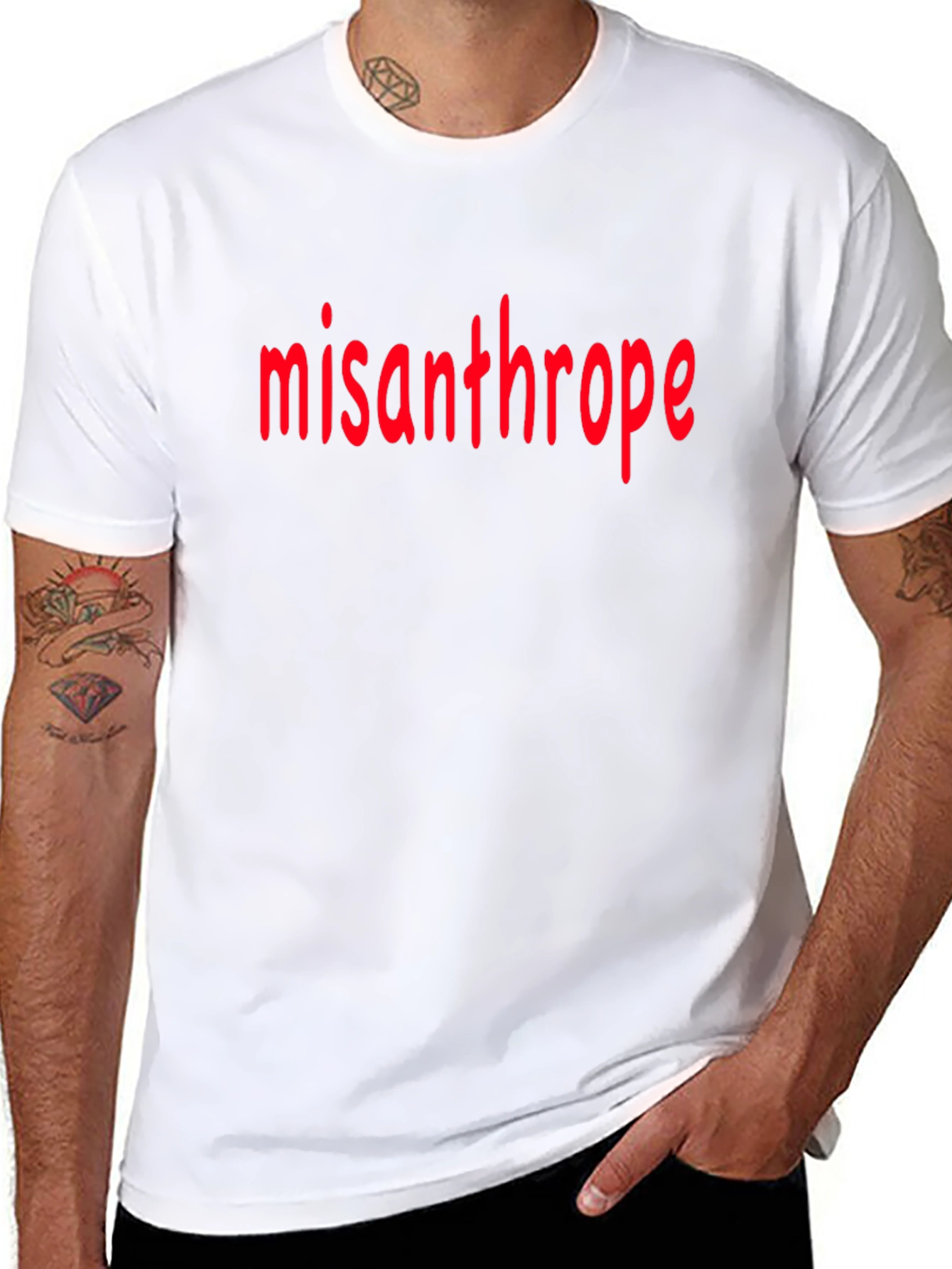Misanthrope Graphic Tee - Black