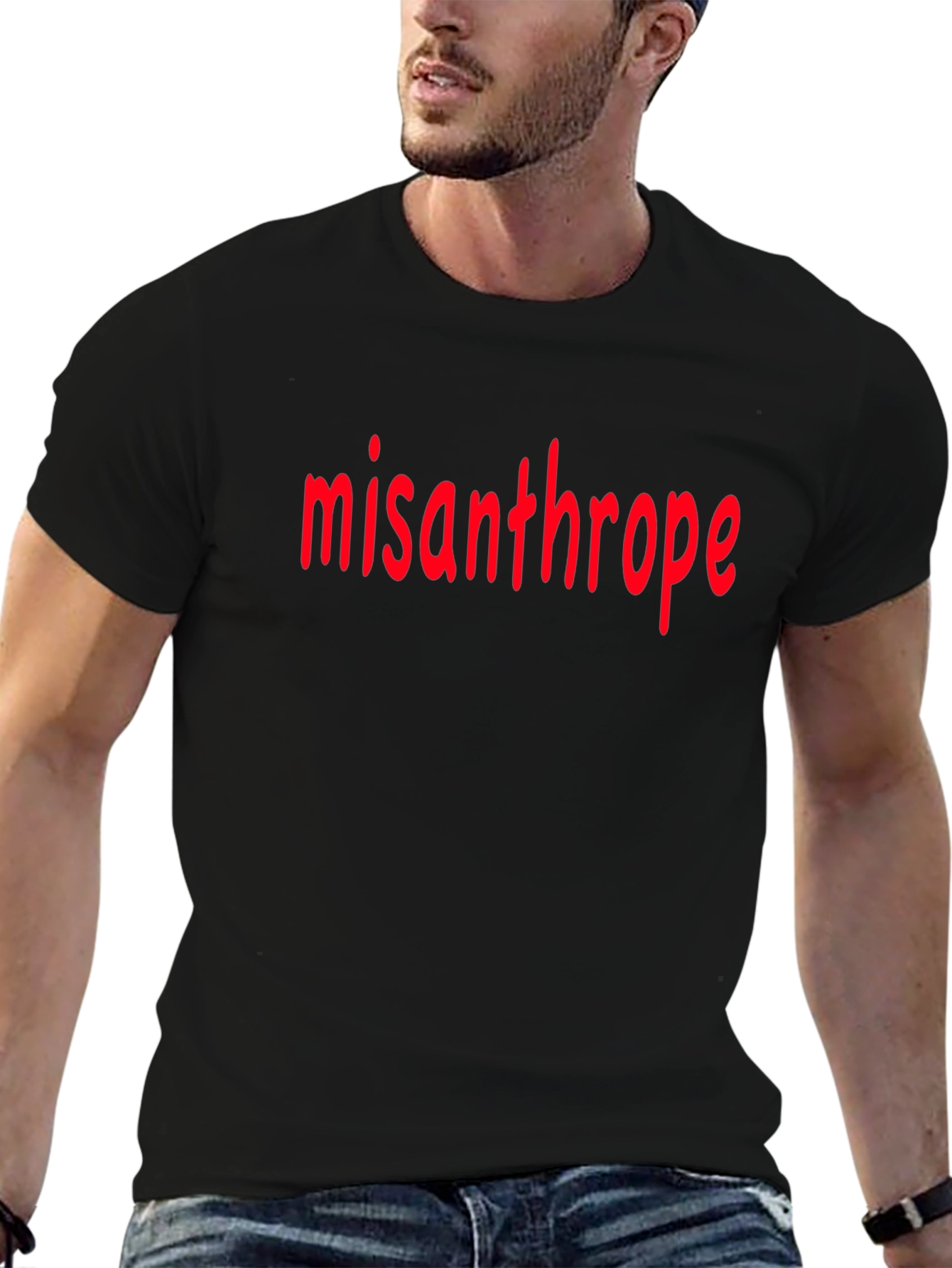 Misanthrope Graphic Tee - Black