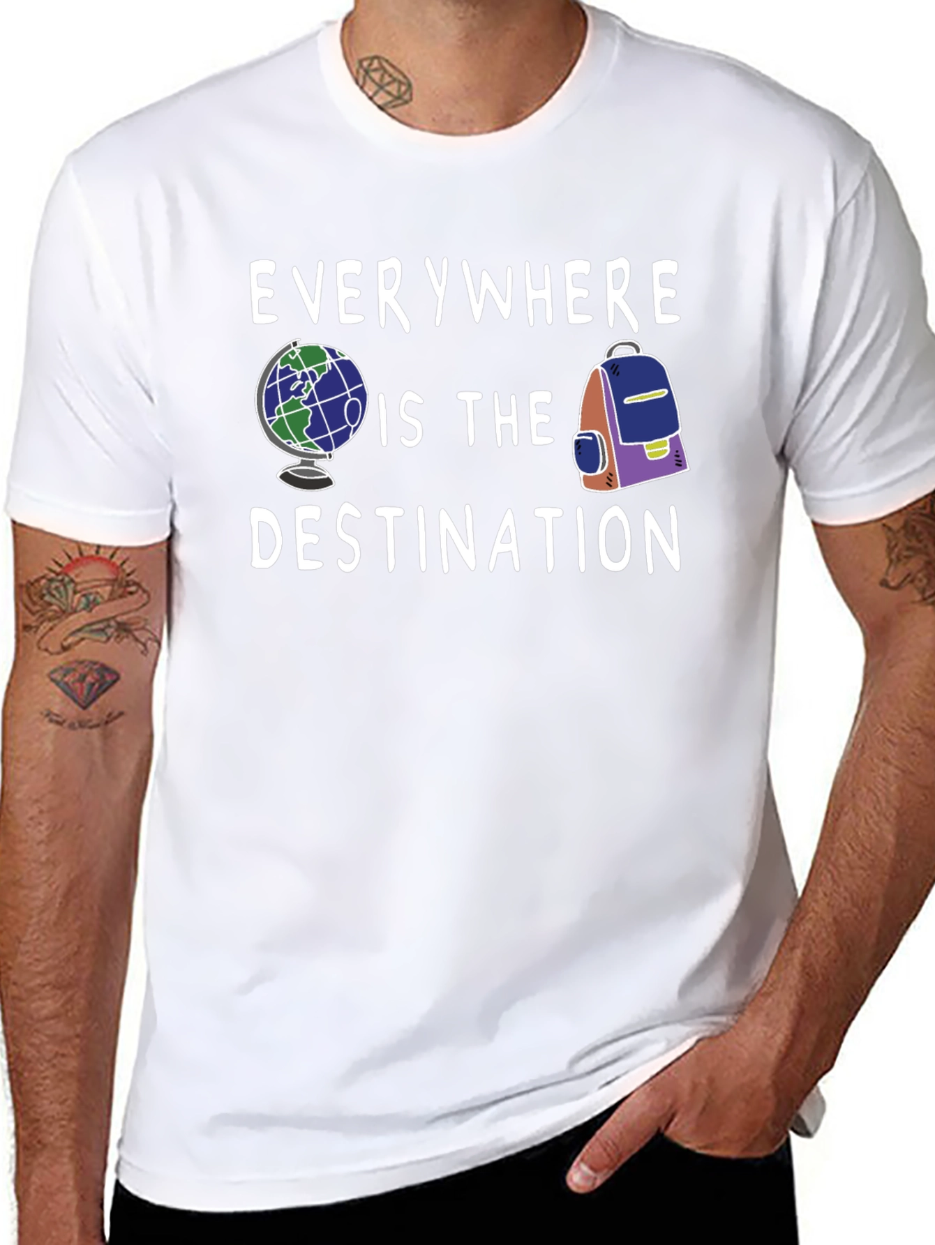Everywhere Is The Destination Graphic Tee