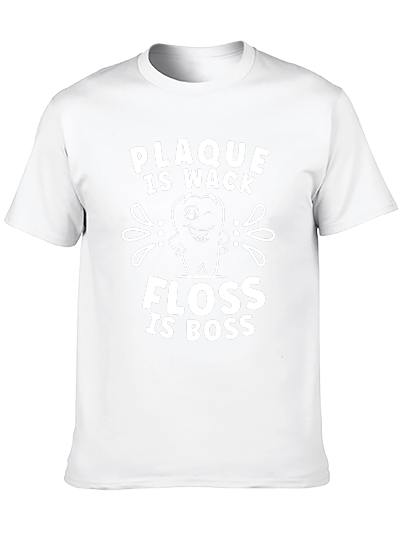 Plaque is Wack Floss is Boss Graphic Tee