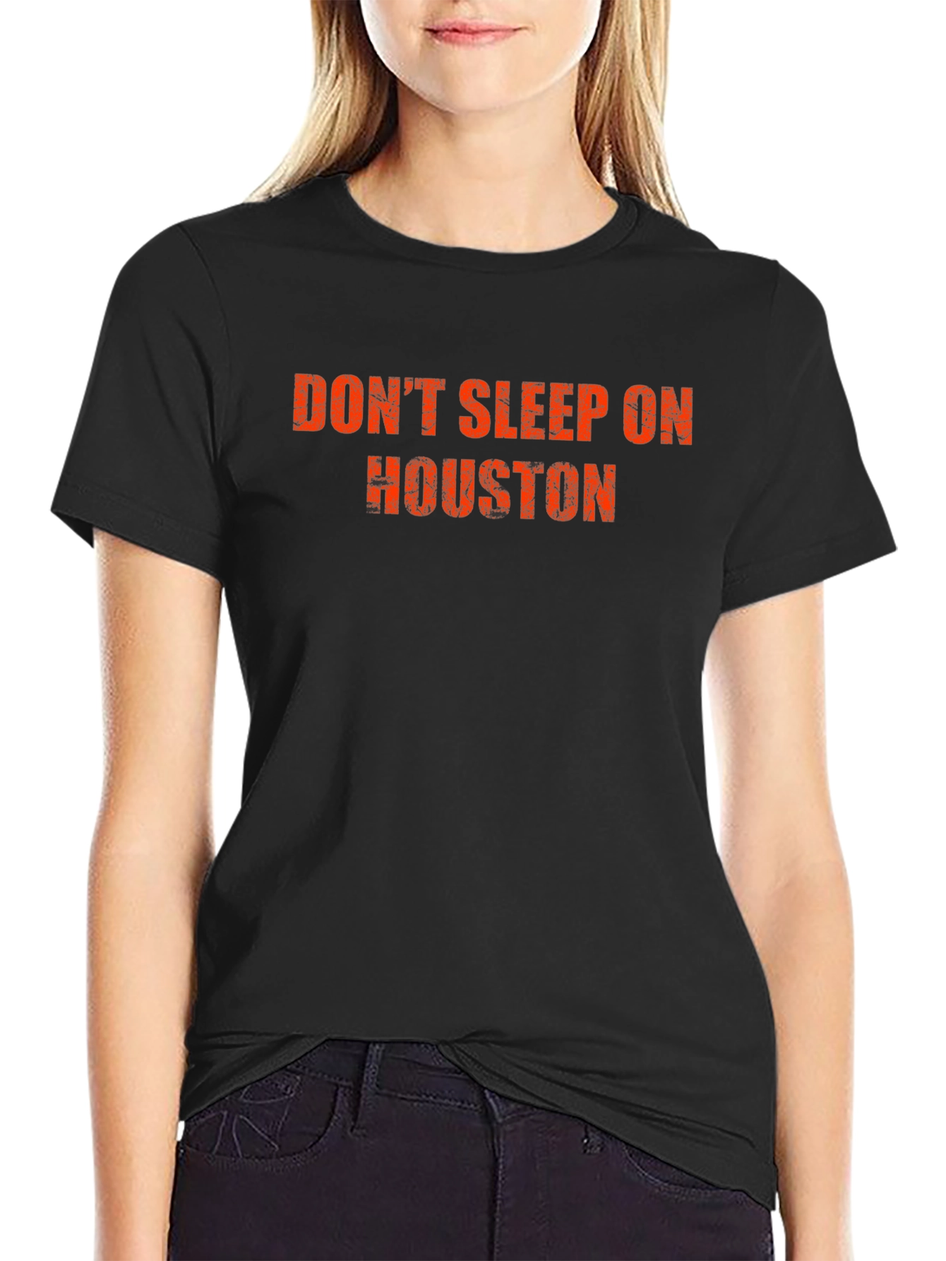 Dont Sleep on Houston Black T-Shirt