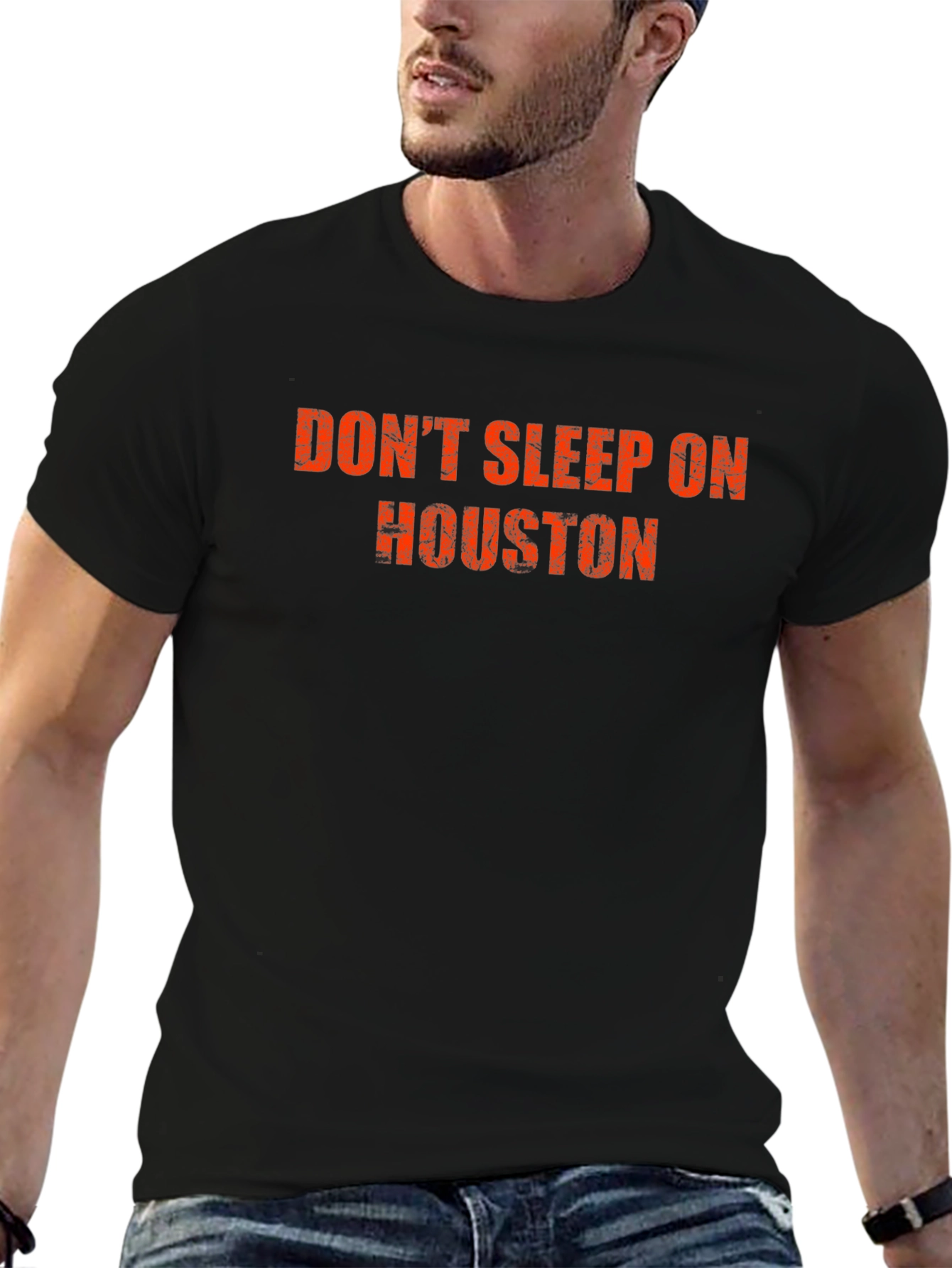 Dont Sleep on Houston Black T-Shirt