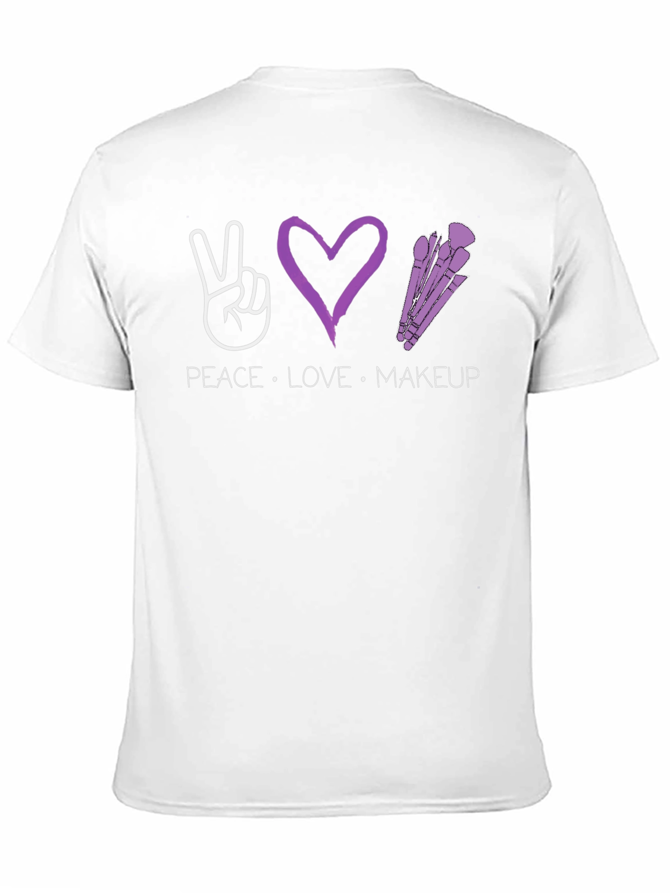 Peace Love Makeup T-Shirt - Unisex