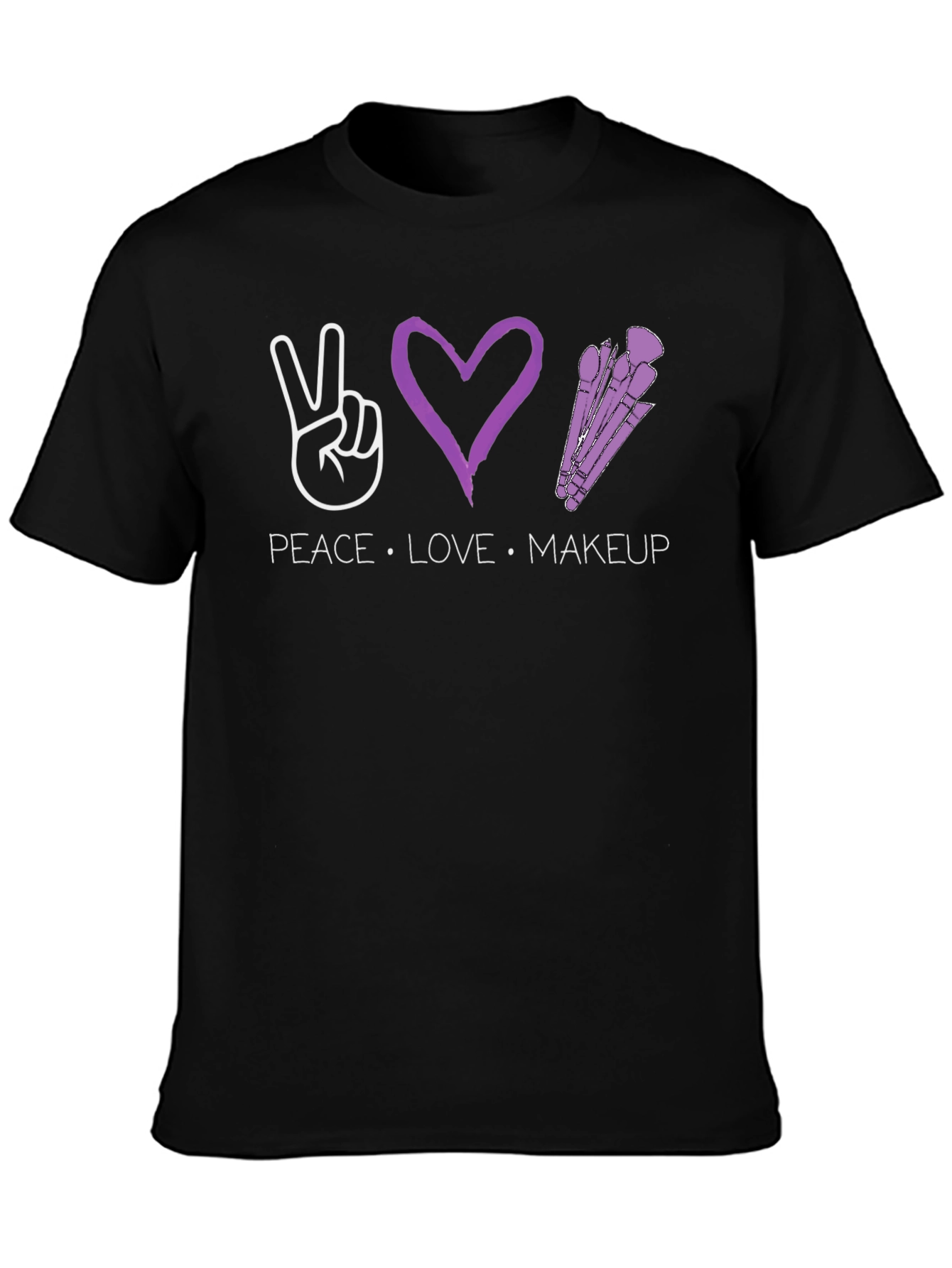 Peace Love Makeup T-Shirt - Unisex