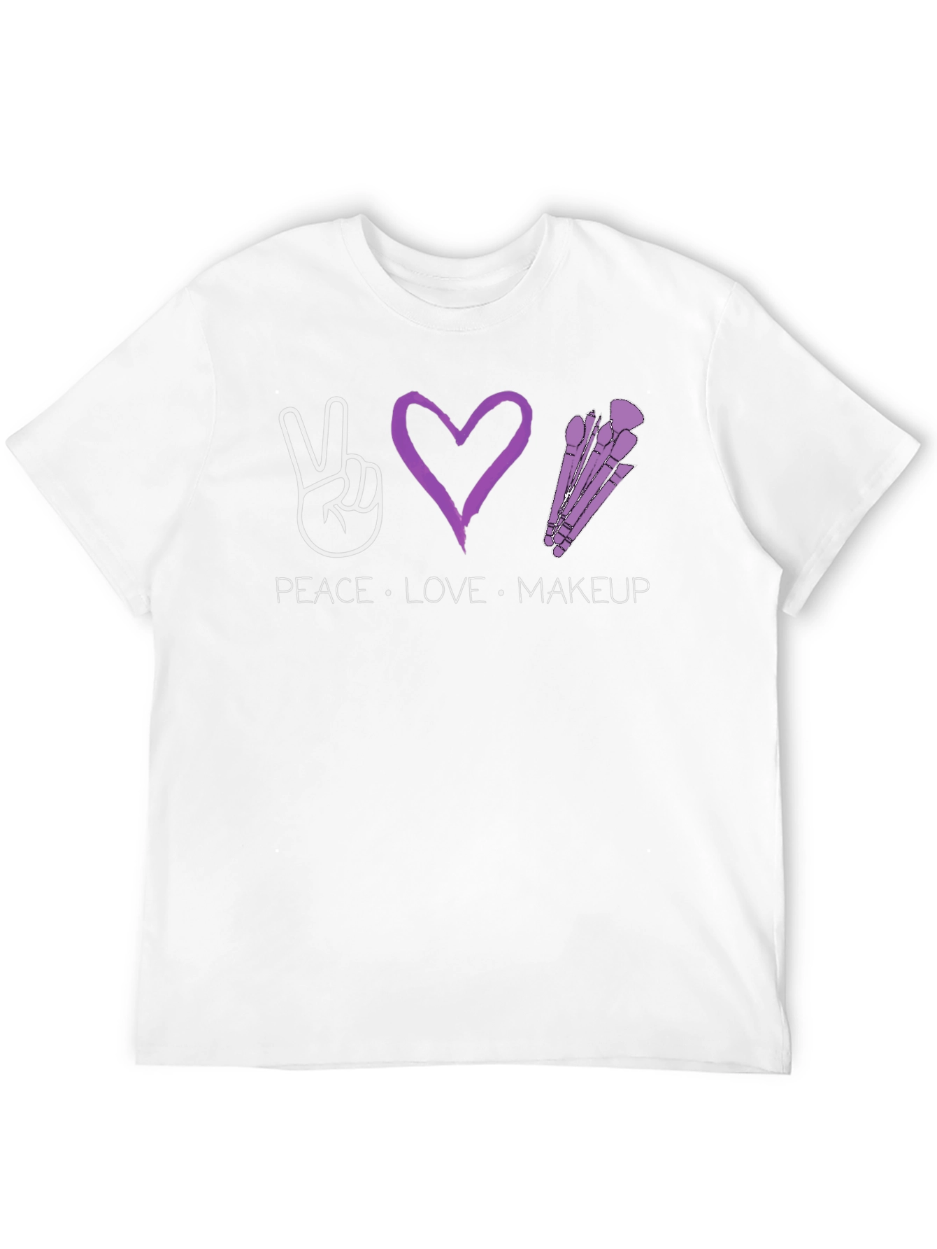 Peace Love Makeup T-Shirt - Unisex