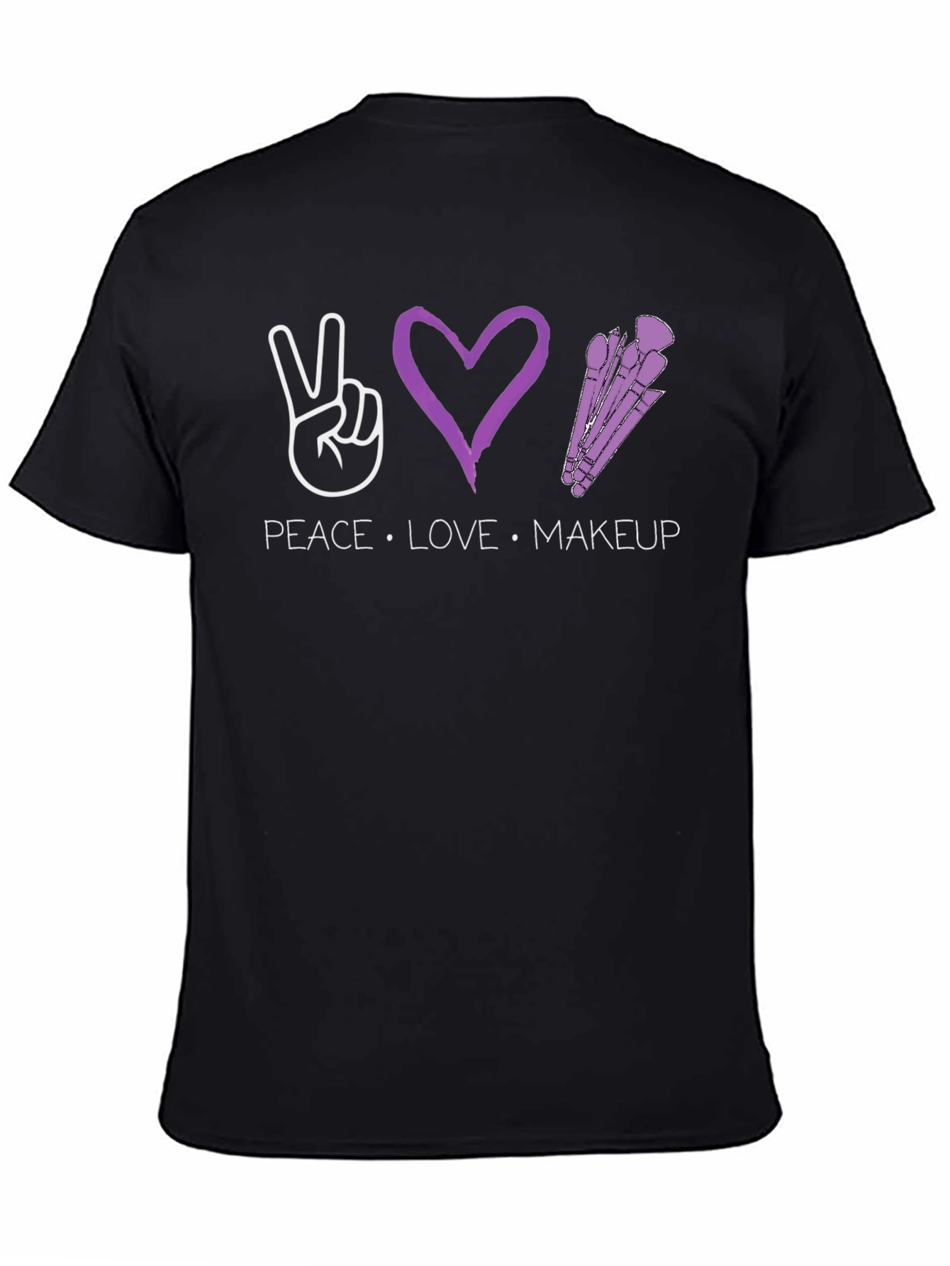 Peace Love Makeup T-Shirt - Unisex