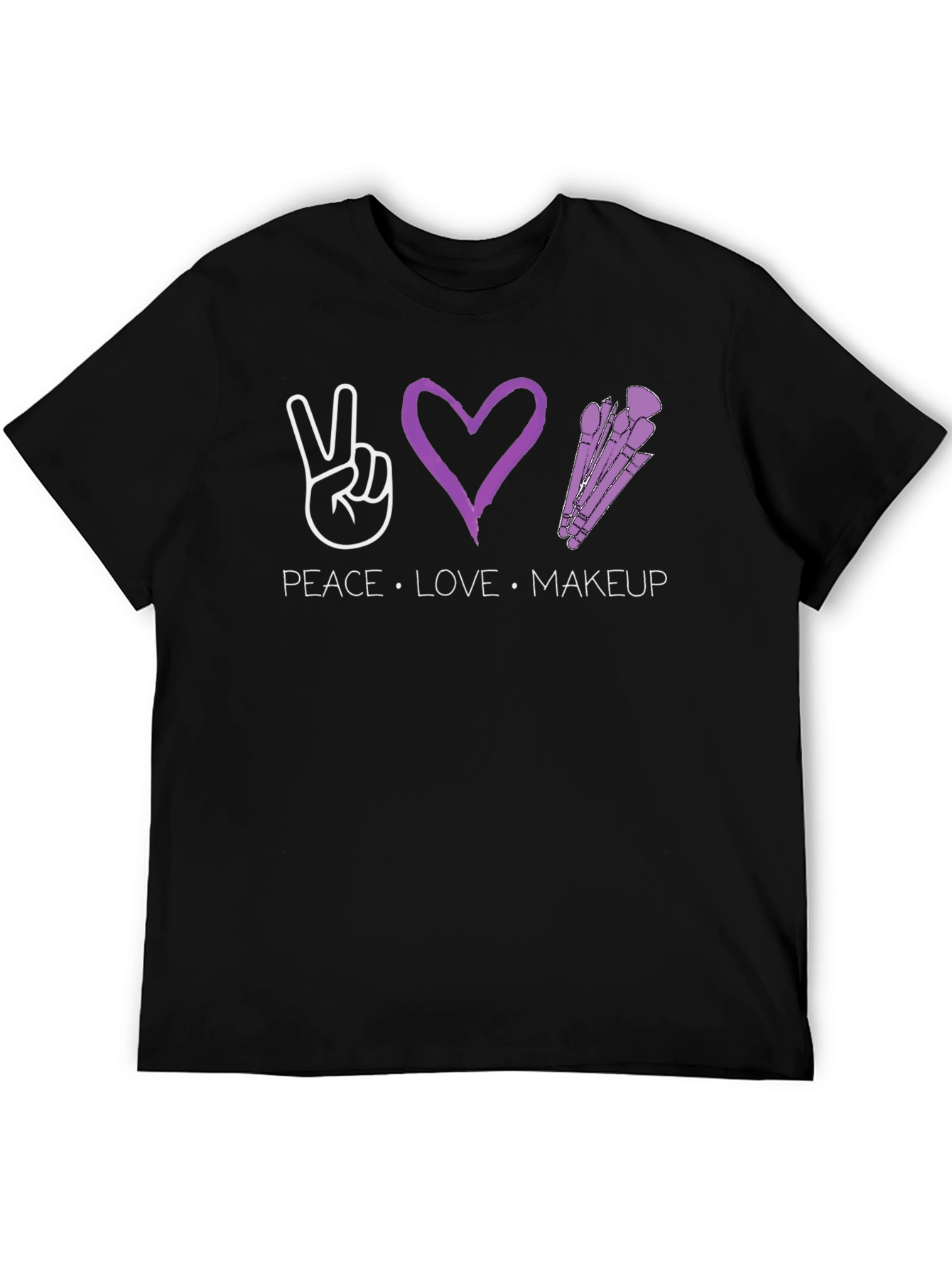 Peace Love Makeup T-Shirt - Unisex