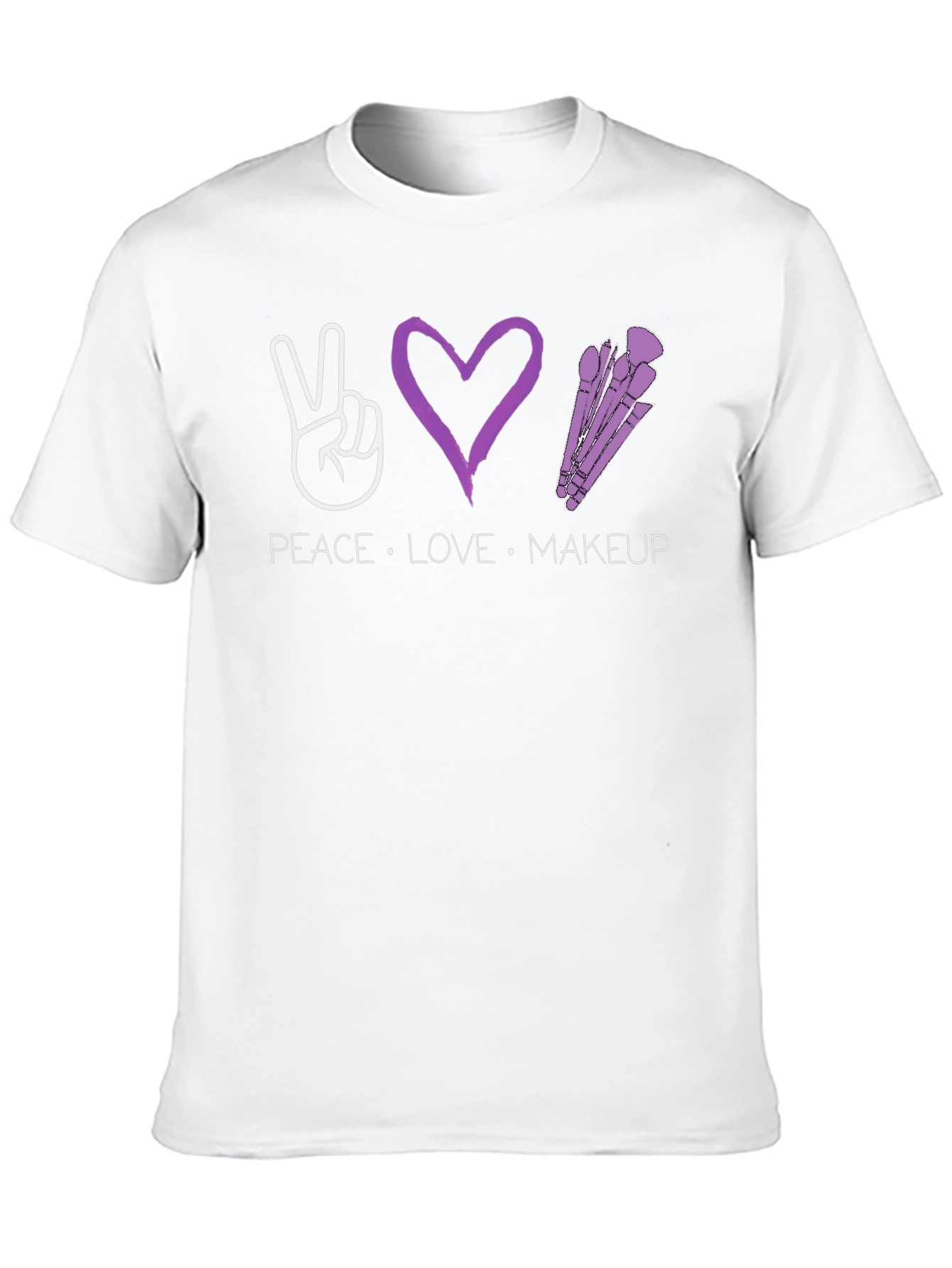 Peace Love Makeup T-Shirt - Unisex