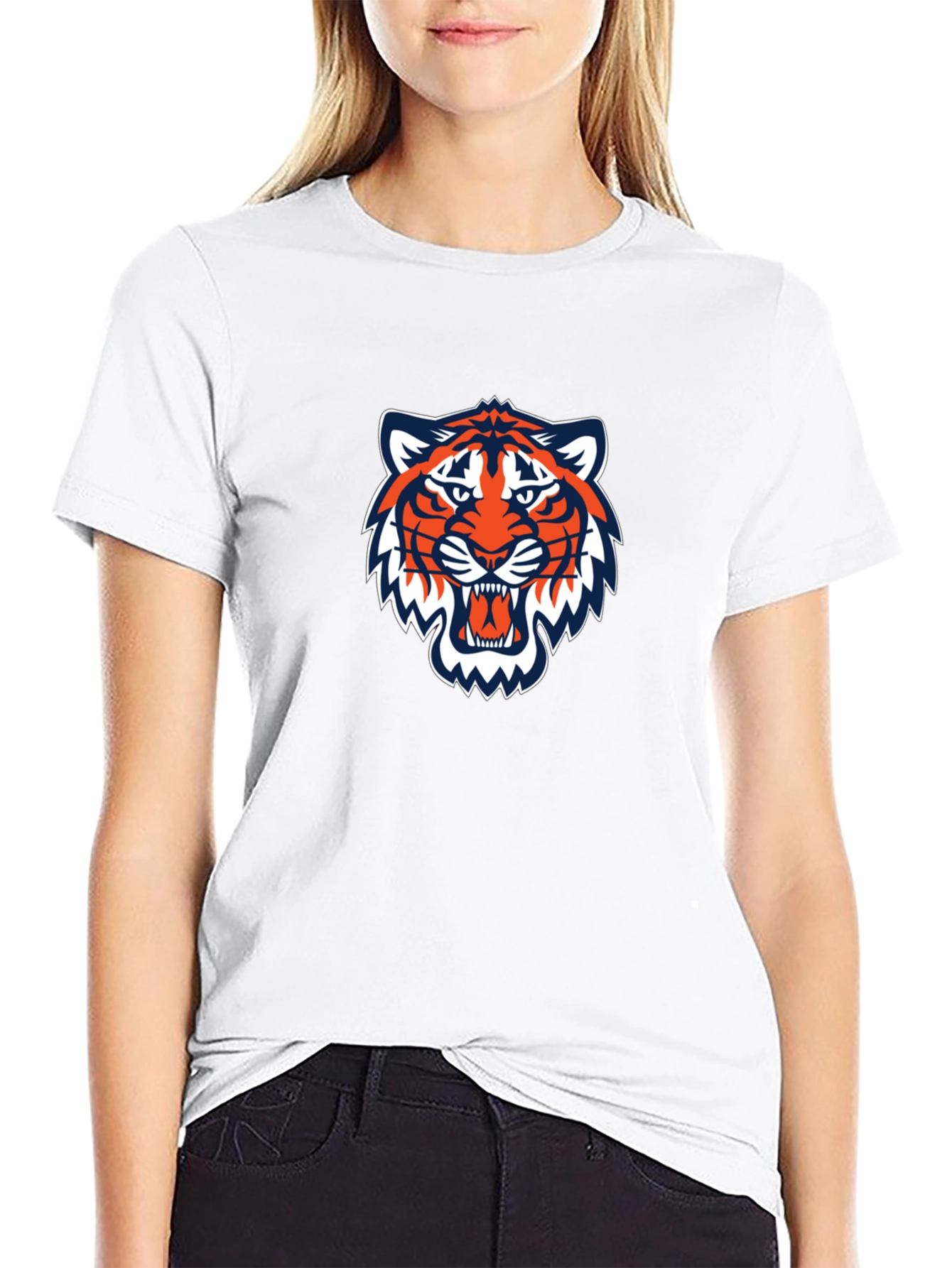 Tiger Graphic Black T-Shirt