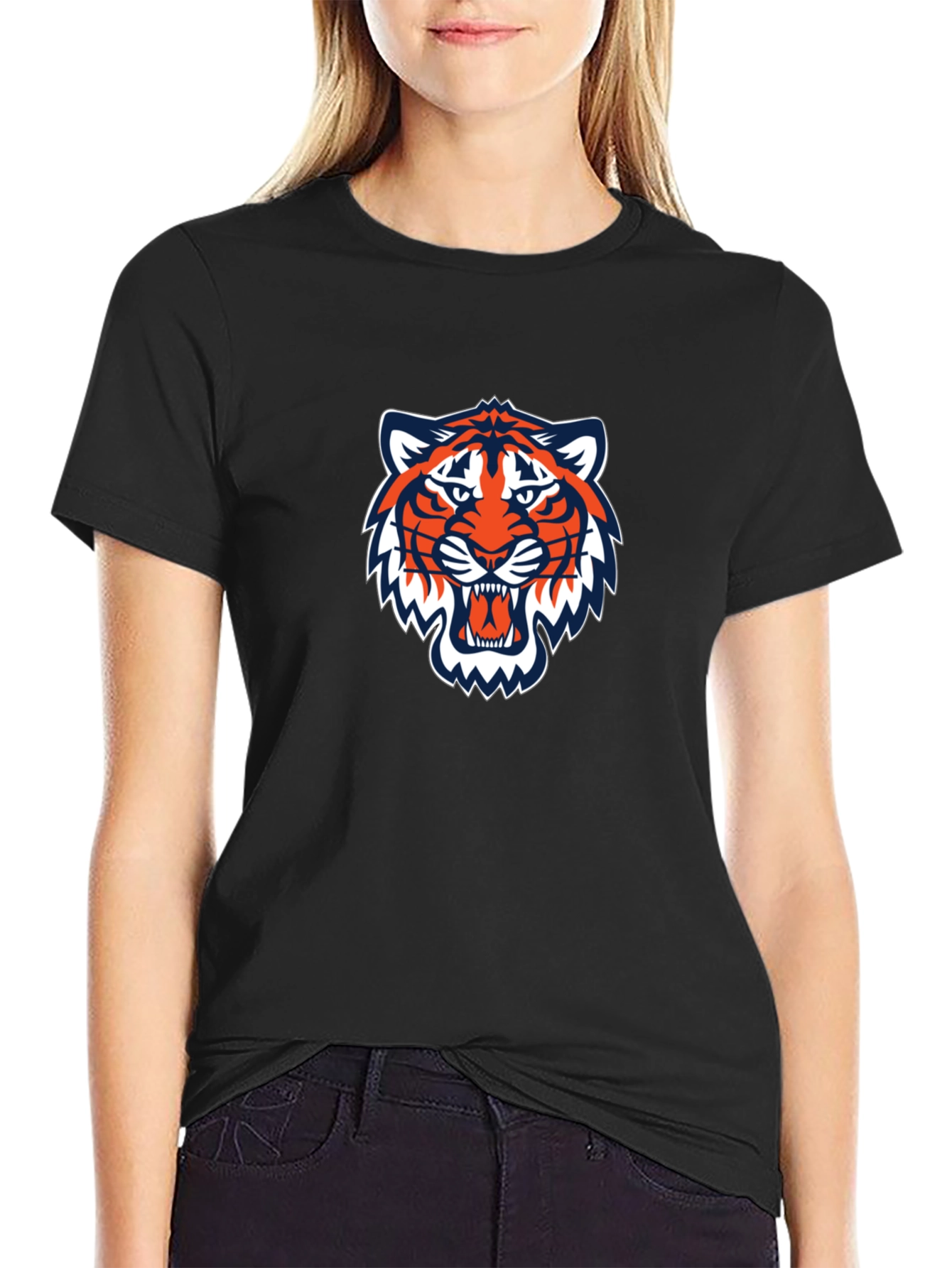 Tiger Graphic Black T-Shirt