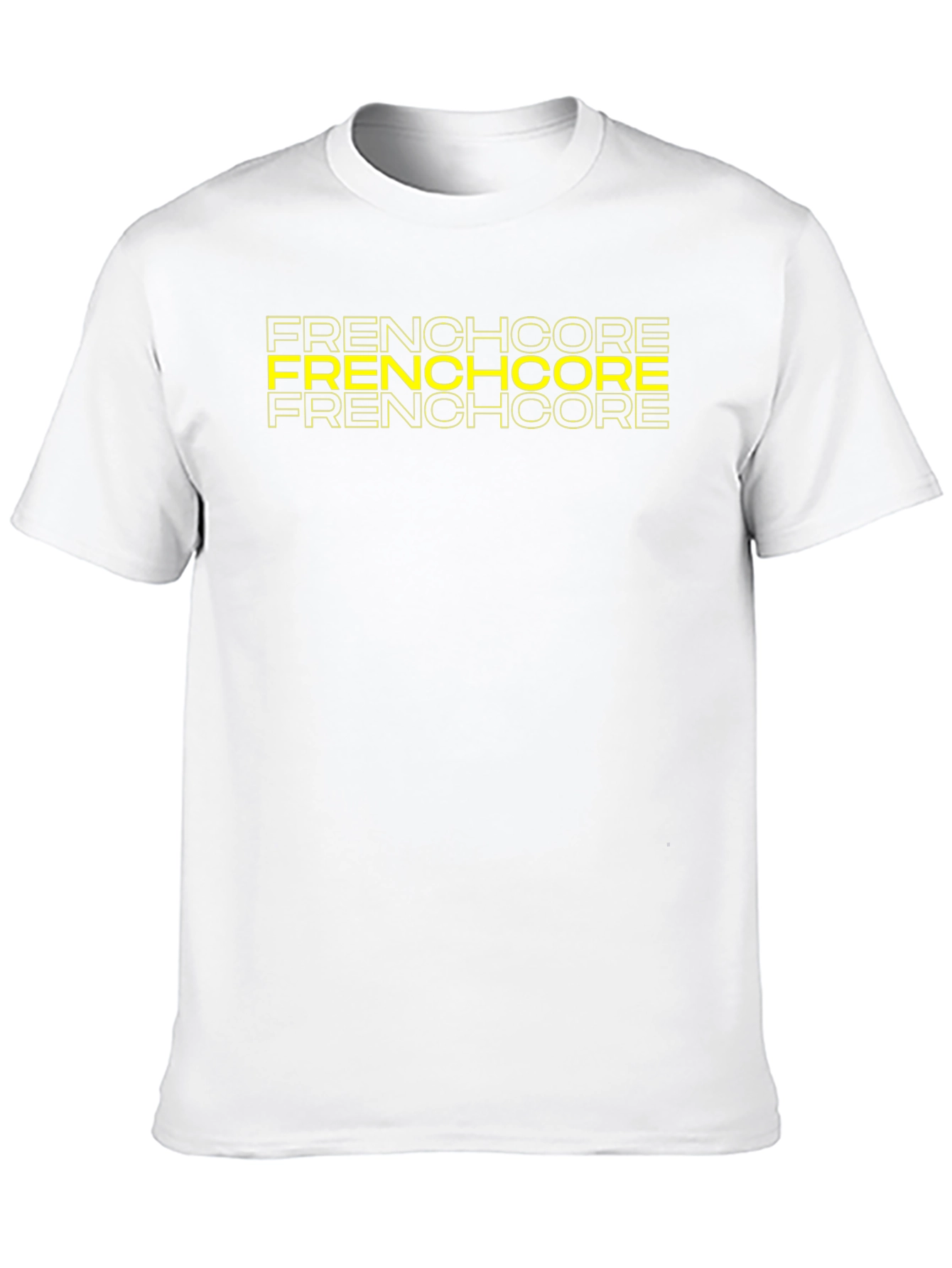 Frenchcore Graphic Print Black T-Shirt