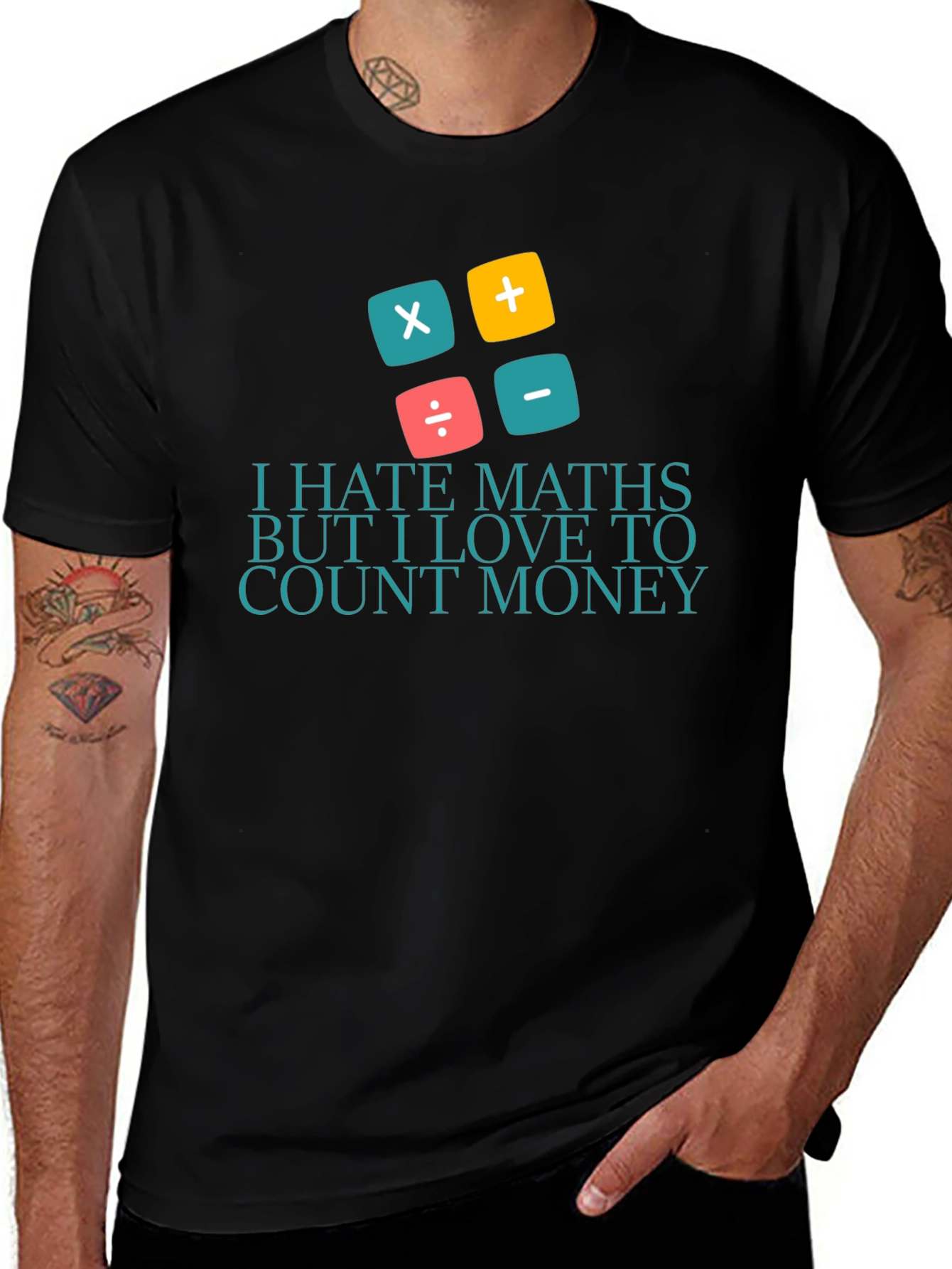 I Hate Maths Love Money T-Shirt