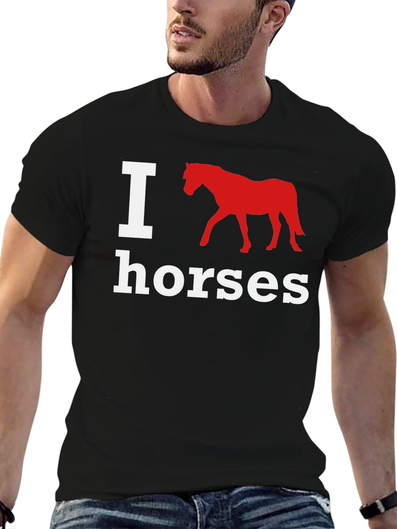 I Love Horses Graphic T-Shirt