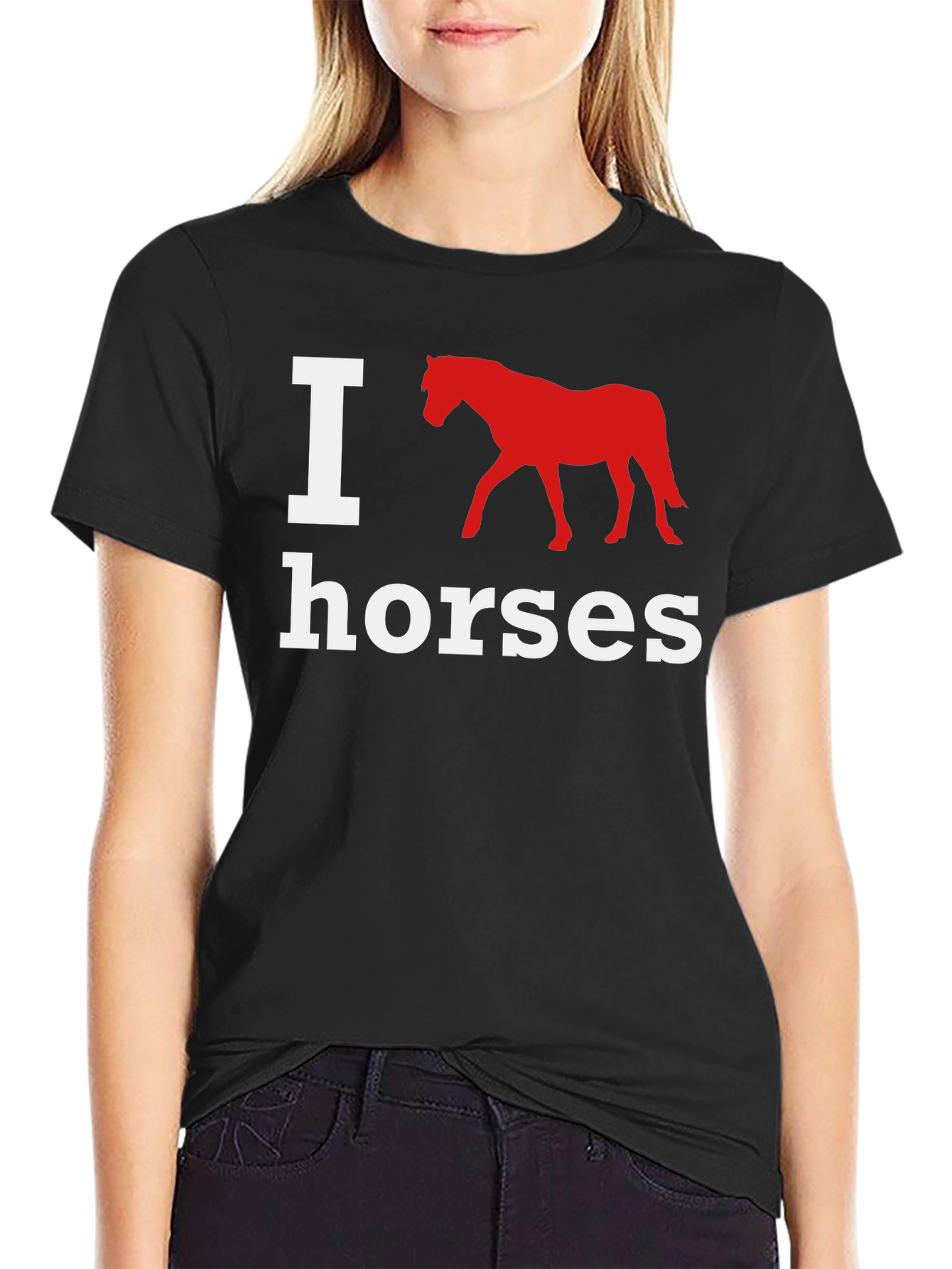 I Love Horses Graphic T-Shirt