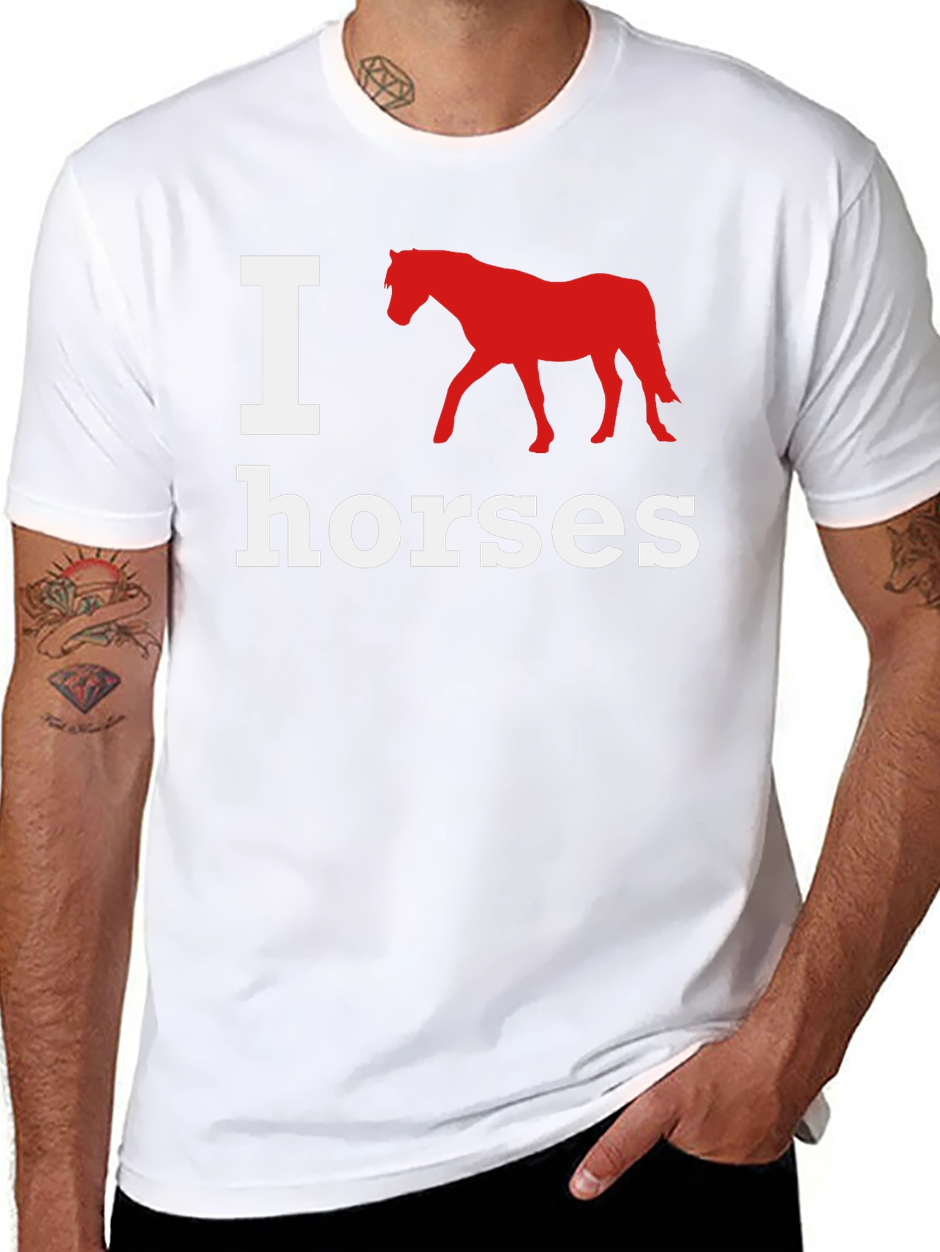 I Love Horses Graphic T-Shirt