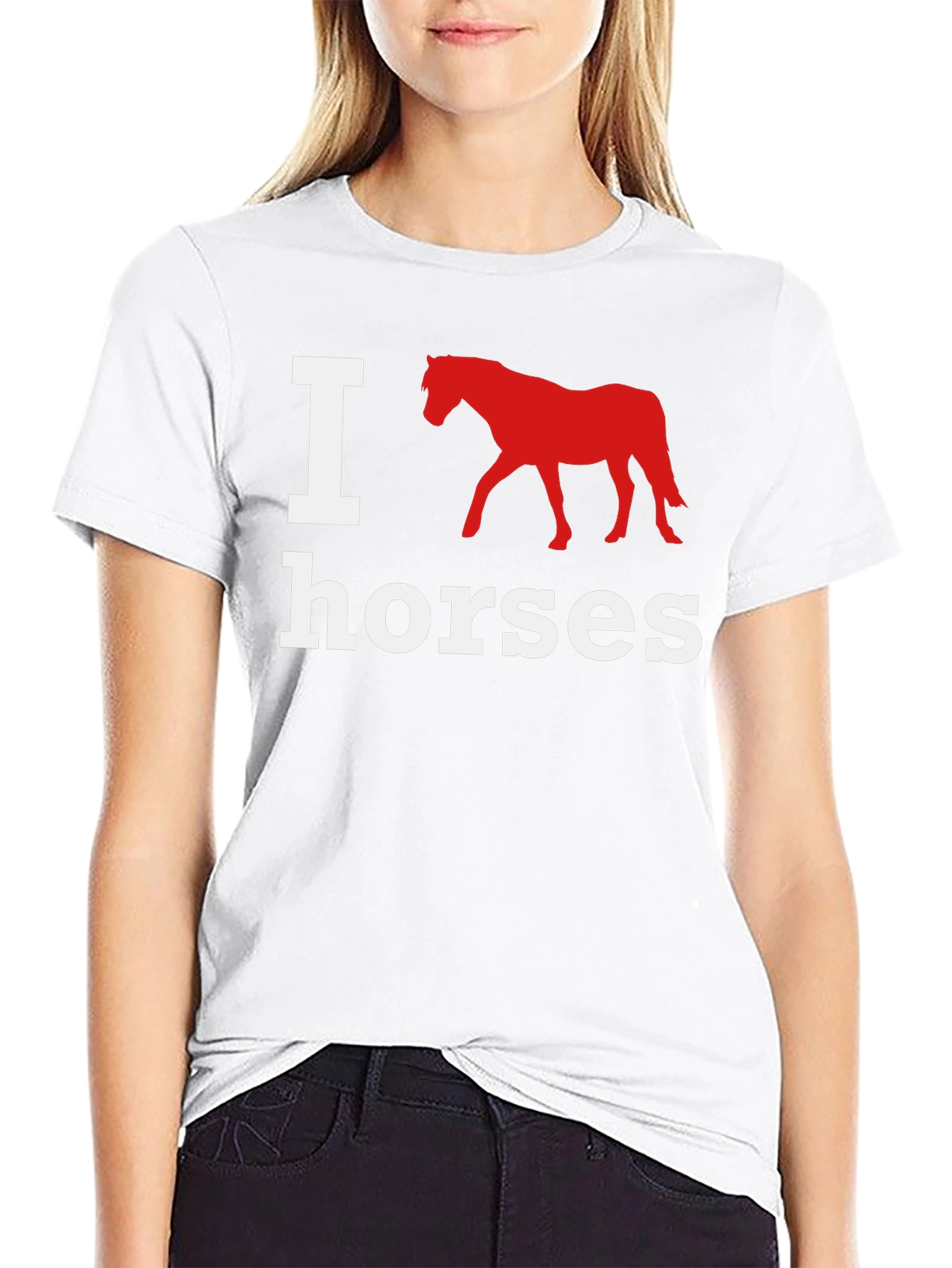 I Love Horses Graphic T-Shirt
