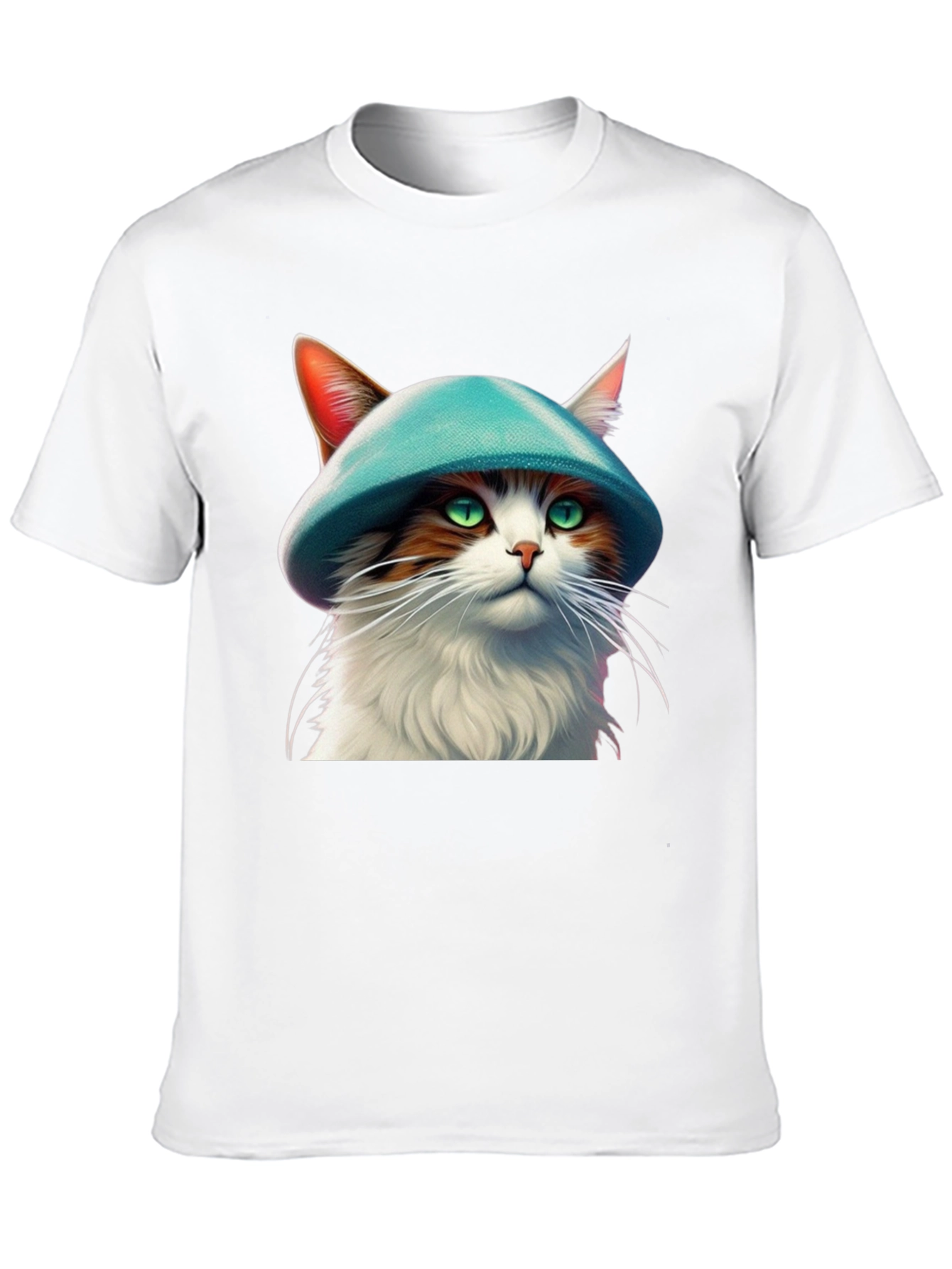 Cat with Hat Graphic T-Shirt