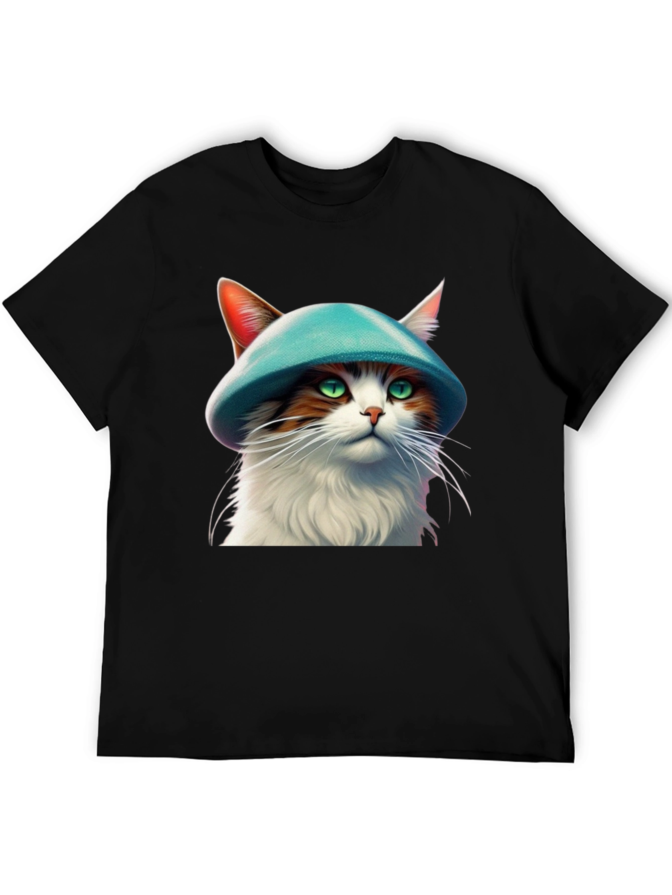 Cat with Hat Graphic T-Shirt