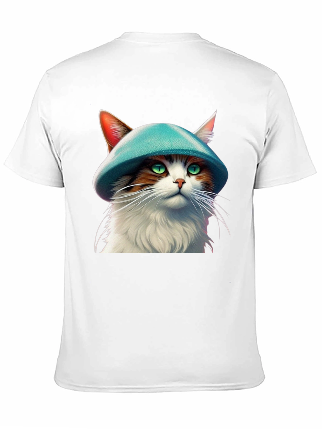 Cat with Hat Graphic T-Shirt