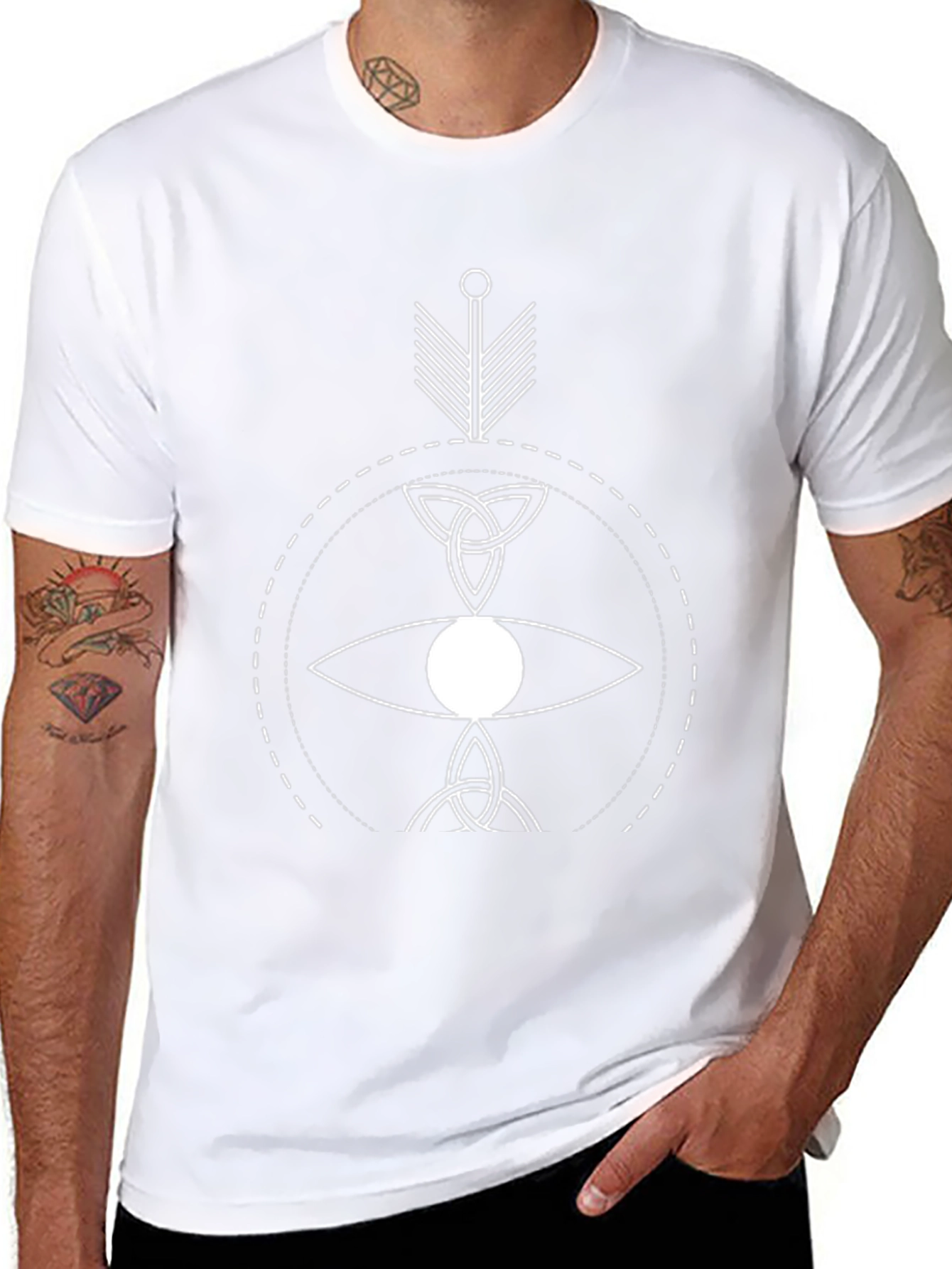 Mystic Eye Graphic Black T-Shirt