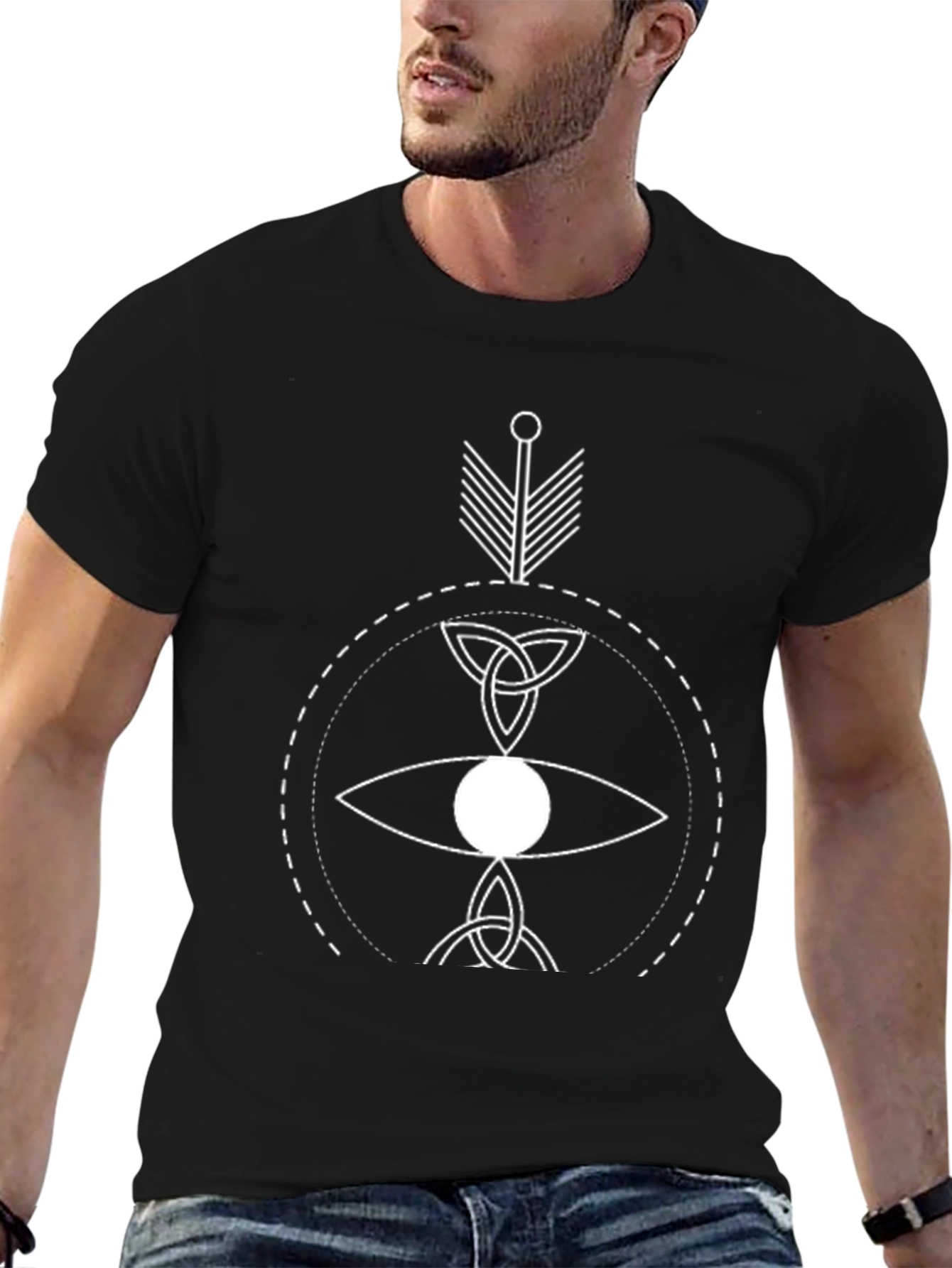 Mystic Eye Graphic Black T-Shirt