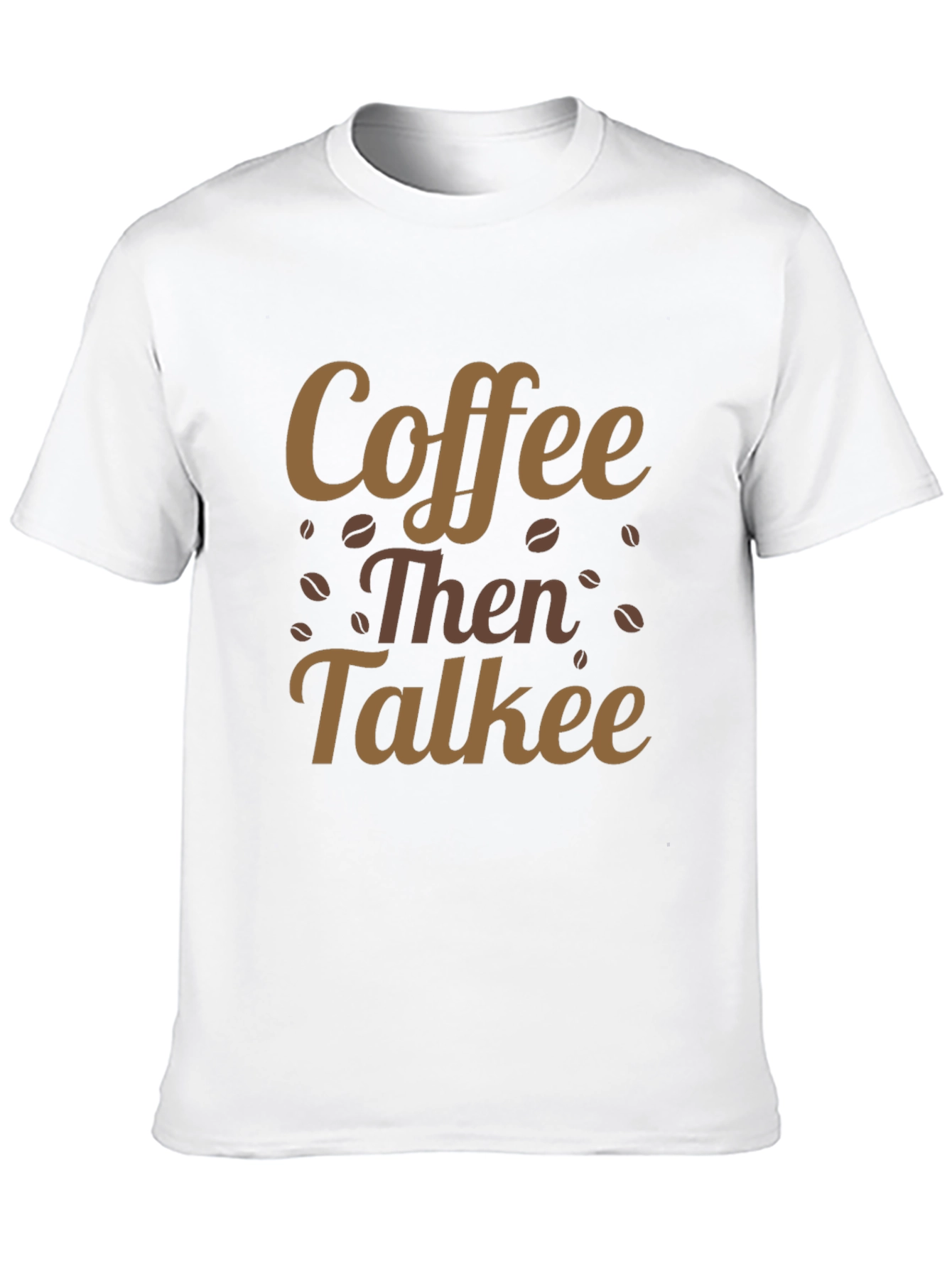 Coffee Then Talkee Graphic Tee - Casual Style