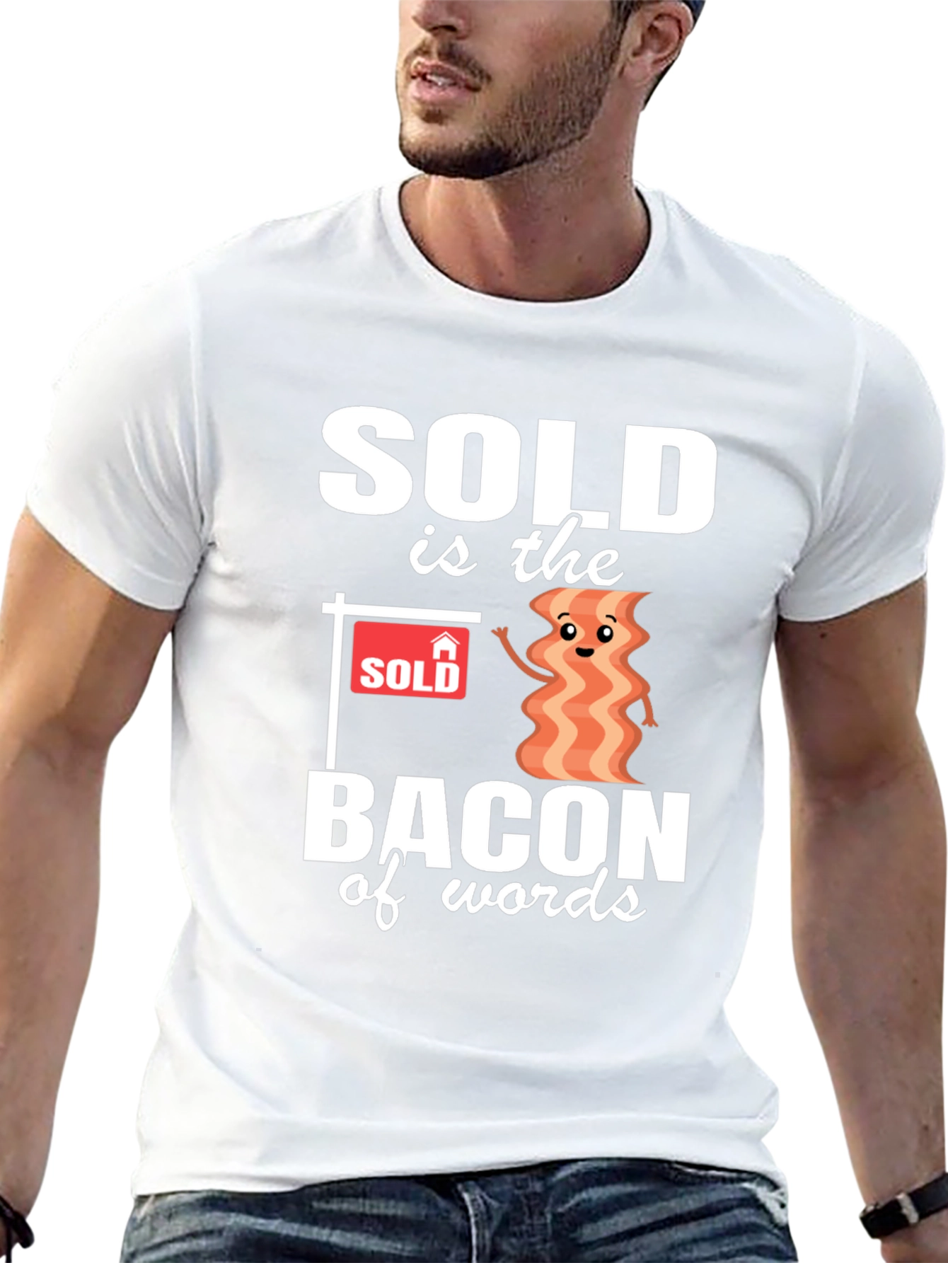 Sold is the Bacon of Words Graphic Tee
