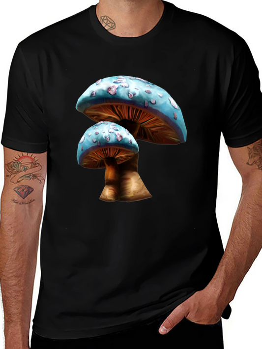Mushroom Graphic T-Shirt - Unique Nature Design