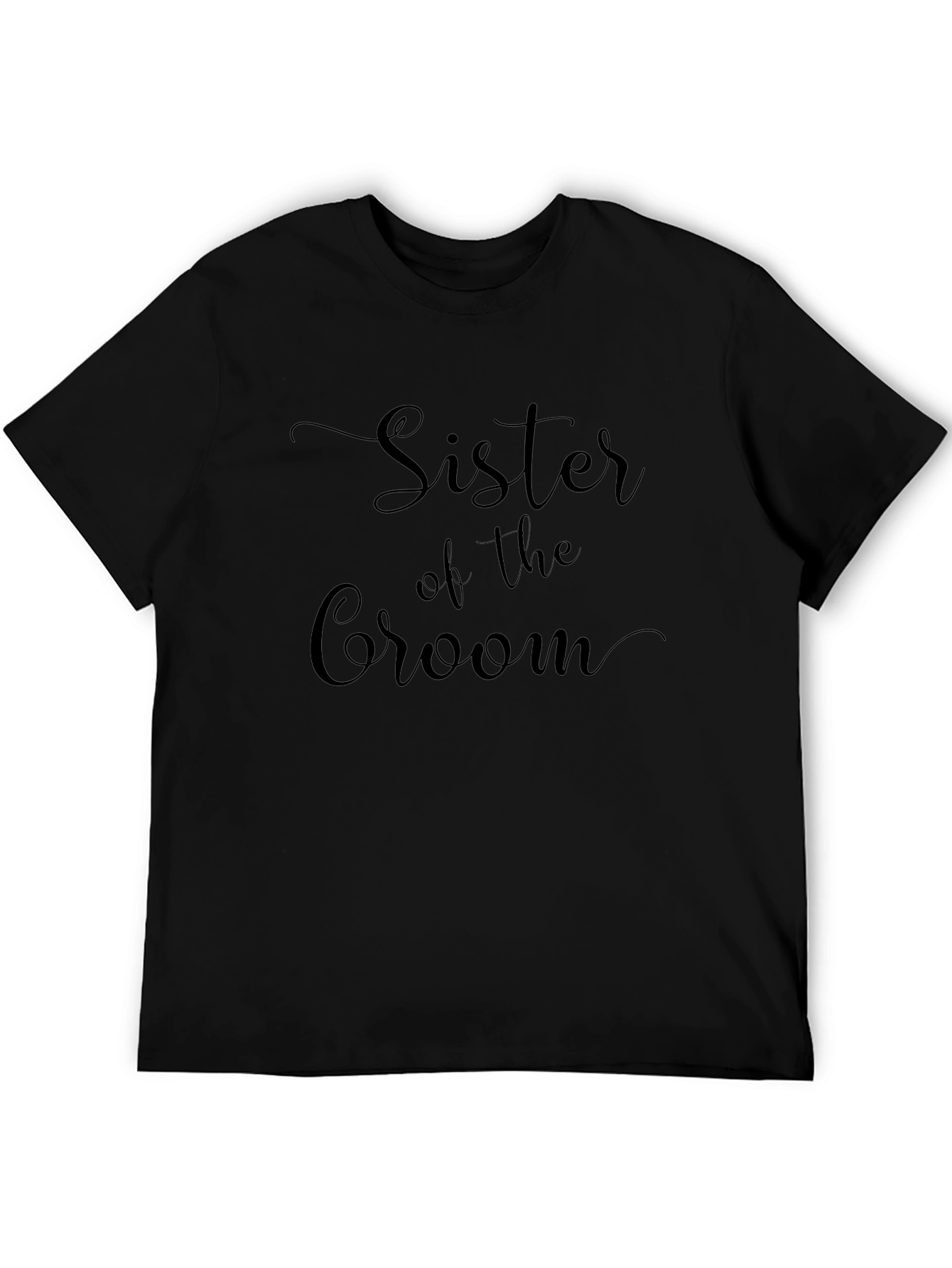 Sister of the Groom Wedding T-Shirt