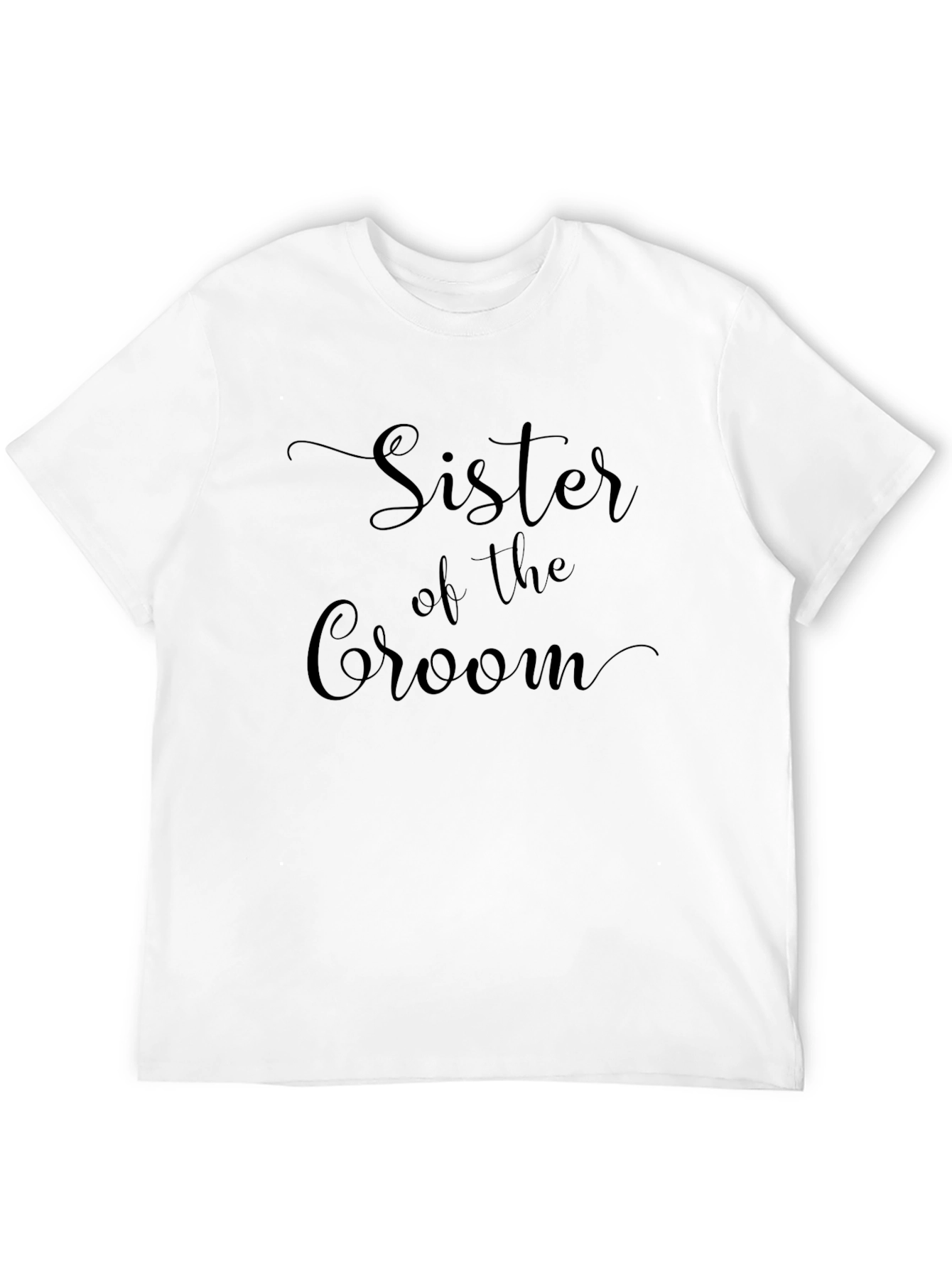 Sister of the Groom Wedding T-Shirt