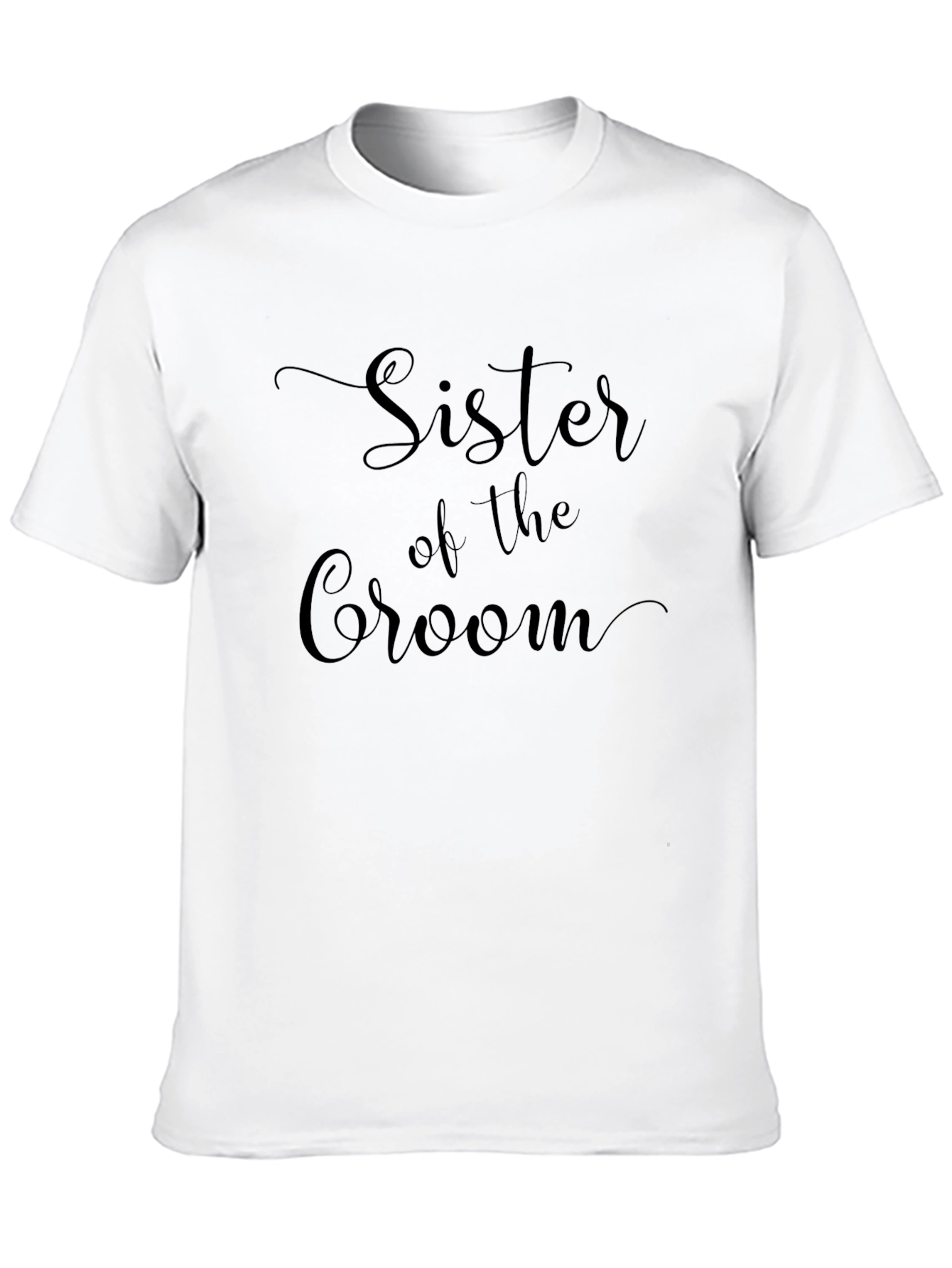 Sister of the Groom Wedding T-Shirt