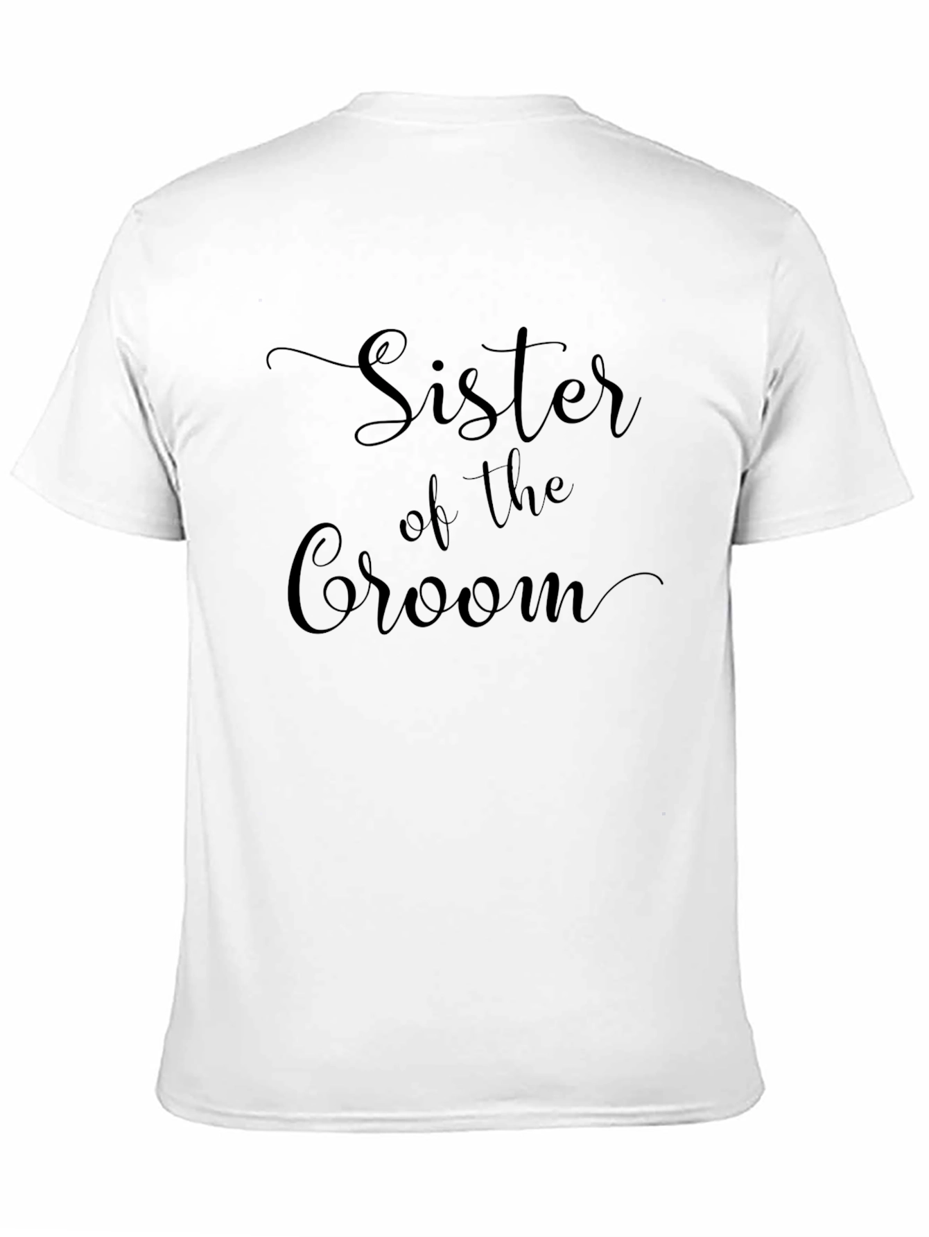 Sister of the Groom Wedding T-Shirt