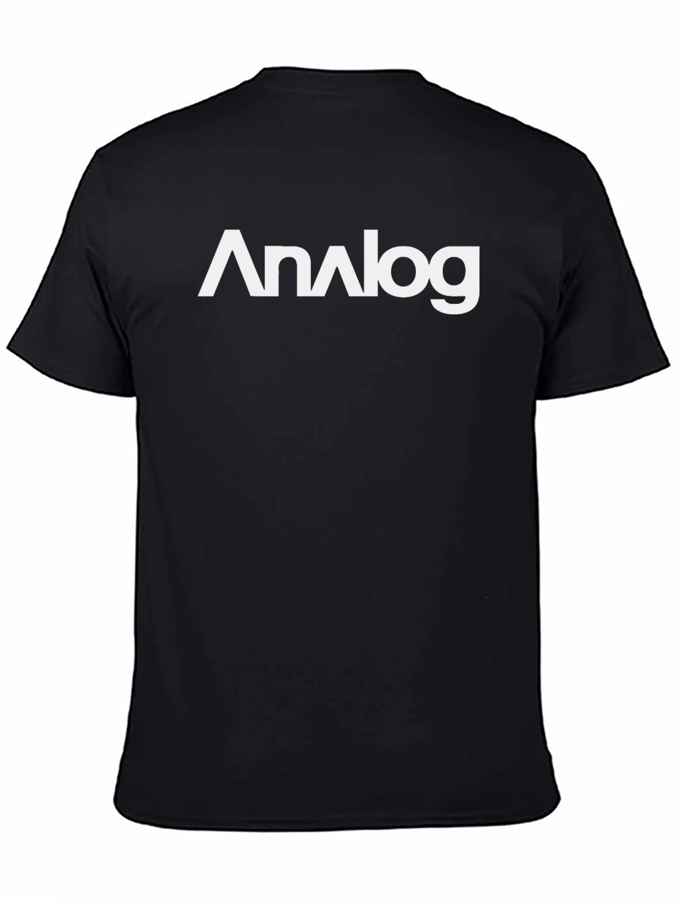 Analog Graphic Tee - Stylish Black Cotton T-Shirt